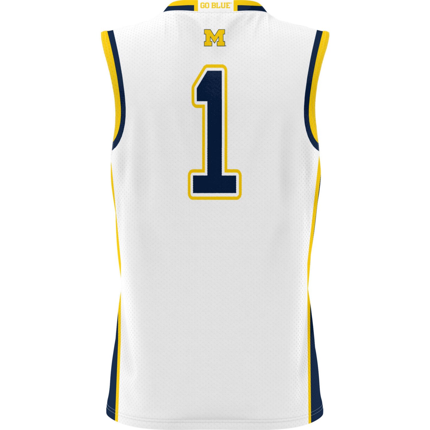 GameDay Greats 1 Michigan Wolverines Lightweight Basketball Jersey - view number 3