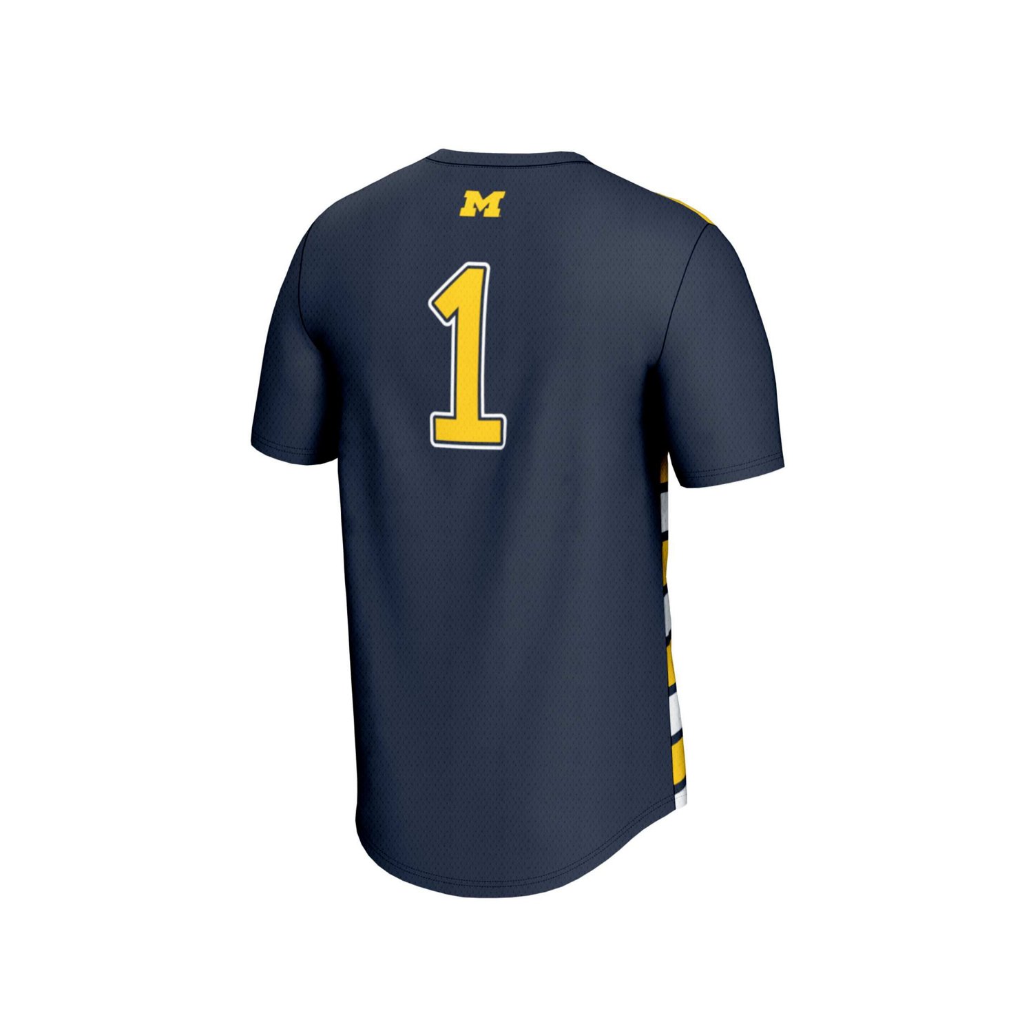 GameDay Greats 1 Michigan Wolverines Lightweight Soccer Fashion Jersey - view number 3