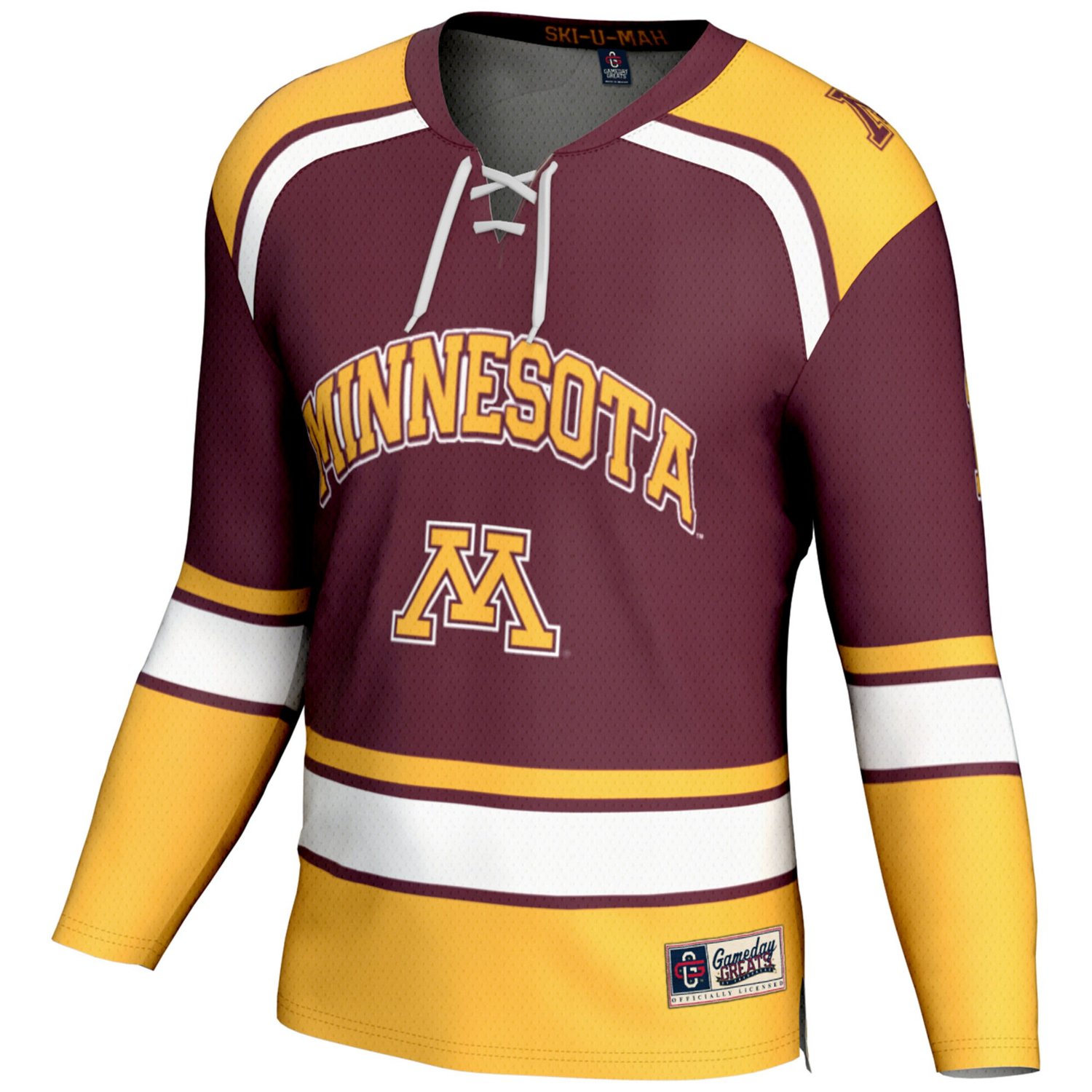 GameDay Greats 1 Minnesota Golden Gophers Hockey Jersey - view number 2