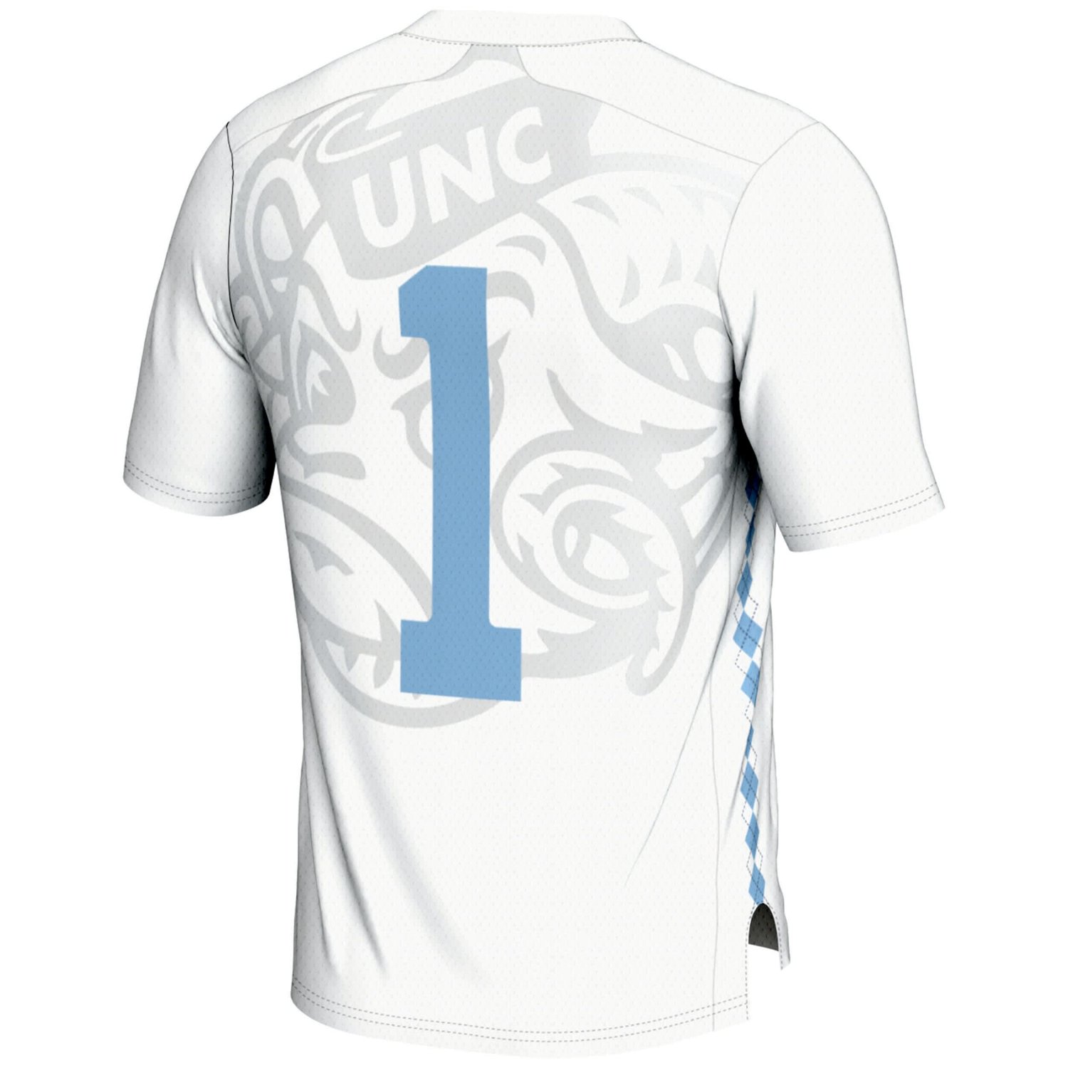 GameDay Greats 1 North Carolina Tar Heels Lightweight Lacrosse Jersey                                                            - view number 3
