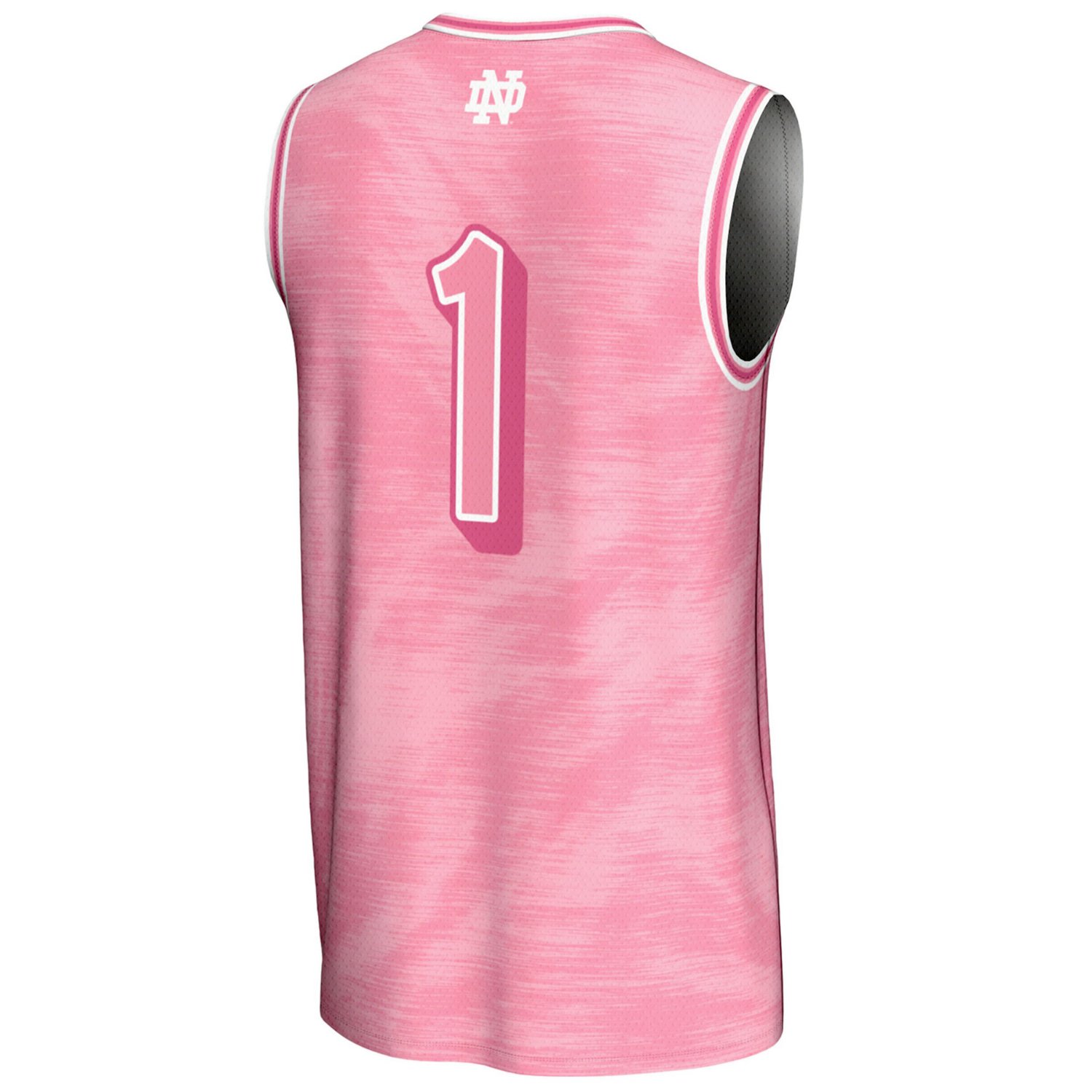 GameDay Greats 1 Notre Dame Fighting Irish Lightweight Basketball Fashion Jersey - view number 3