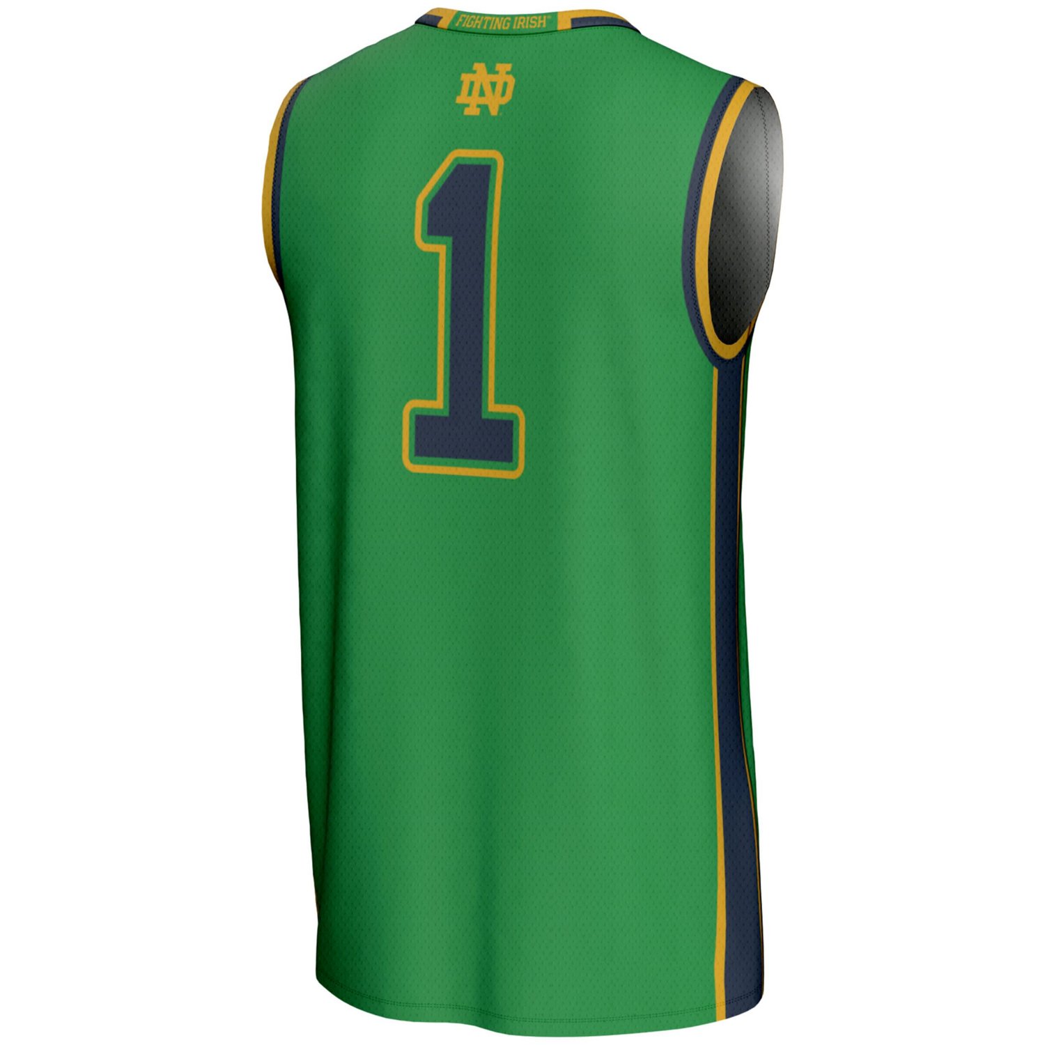 GameDay Greats 1 Notre Dame Fighting Irish Lightweight Basketball Jersey - view number 3