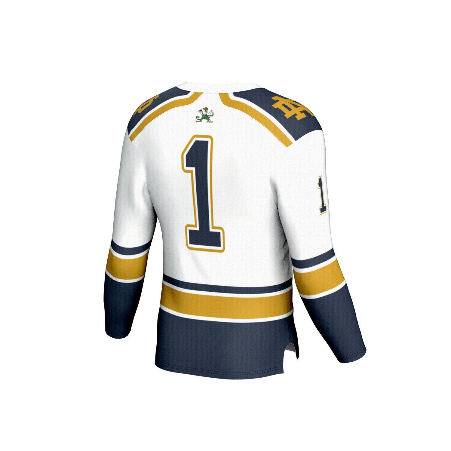 GameDay Greats 1 Notre Dame Fighting Irish Lightweight Collegiate Hockey Fashion Jersey - view number 2