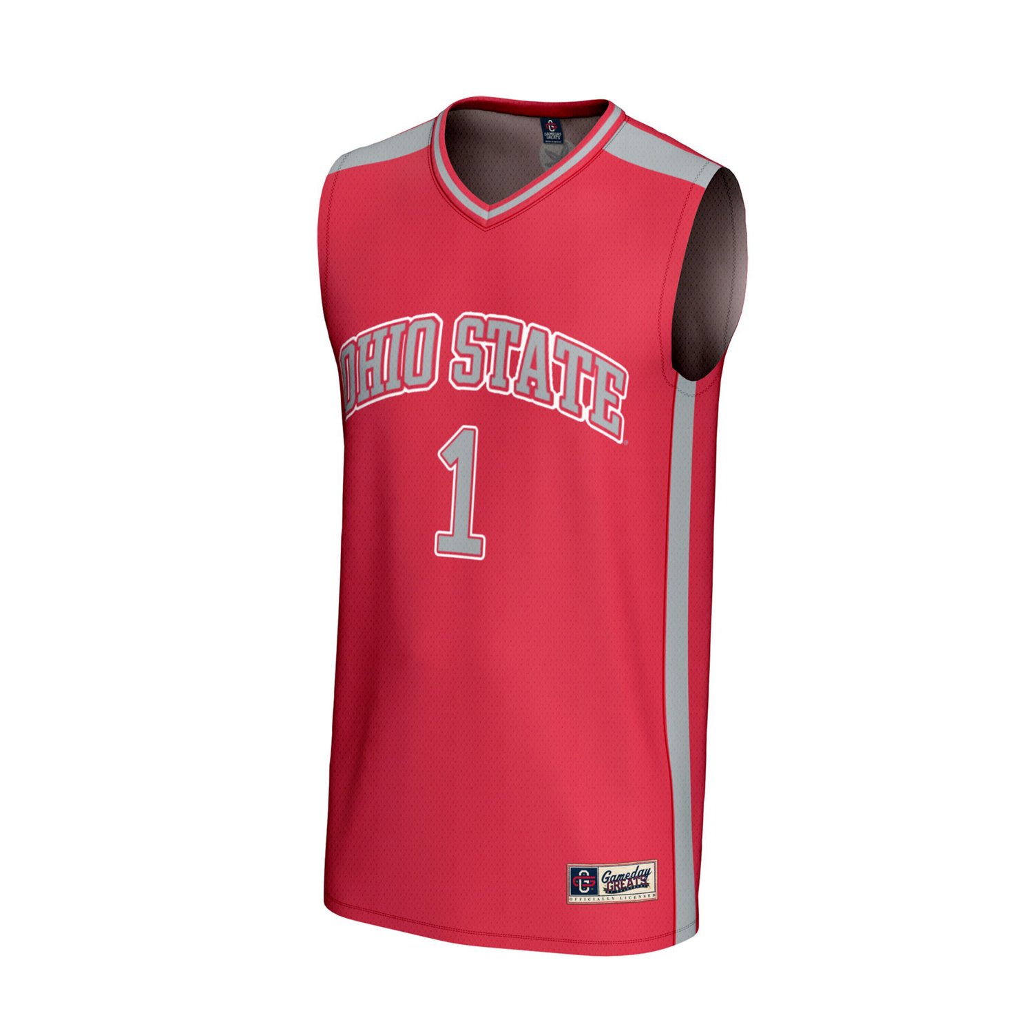 GameDay Greats 1 Ohio State Buckeyes Lightweight Basketball Fashion Jersey - view number 2