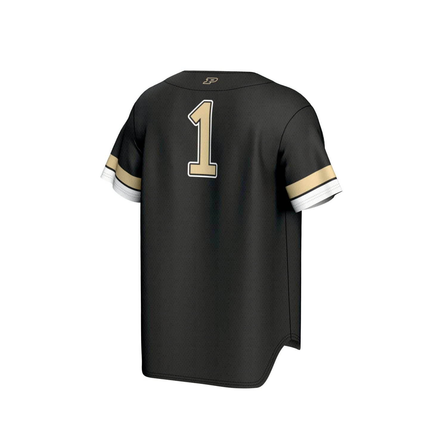 GameDay Greats 1 Purdue Boilermakers Lightweight Collegiate Baseball Fashion Jersey - view number 3