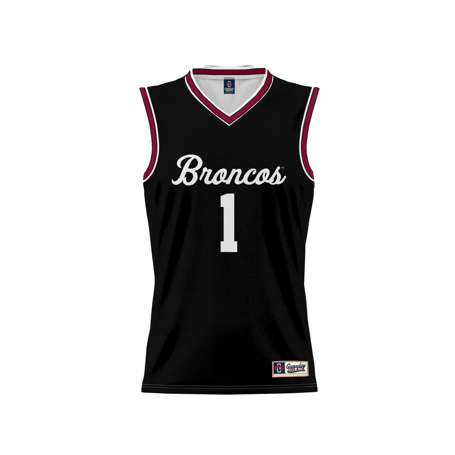GameDay Greats 1 Santa Clara Broncos Lightweight Collegiate Basketball Fashion Jersey - view number 2