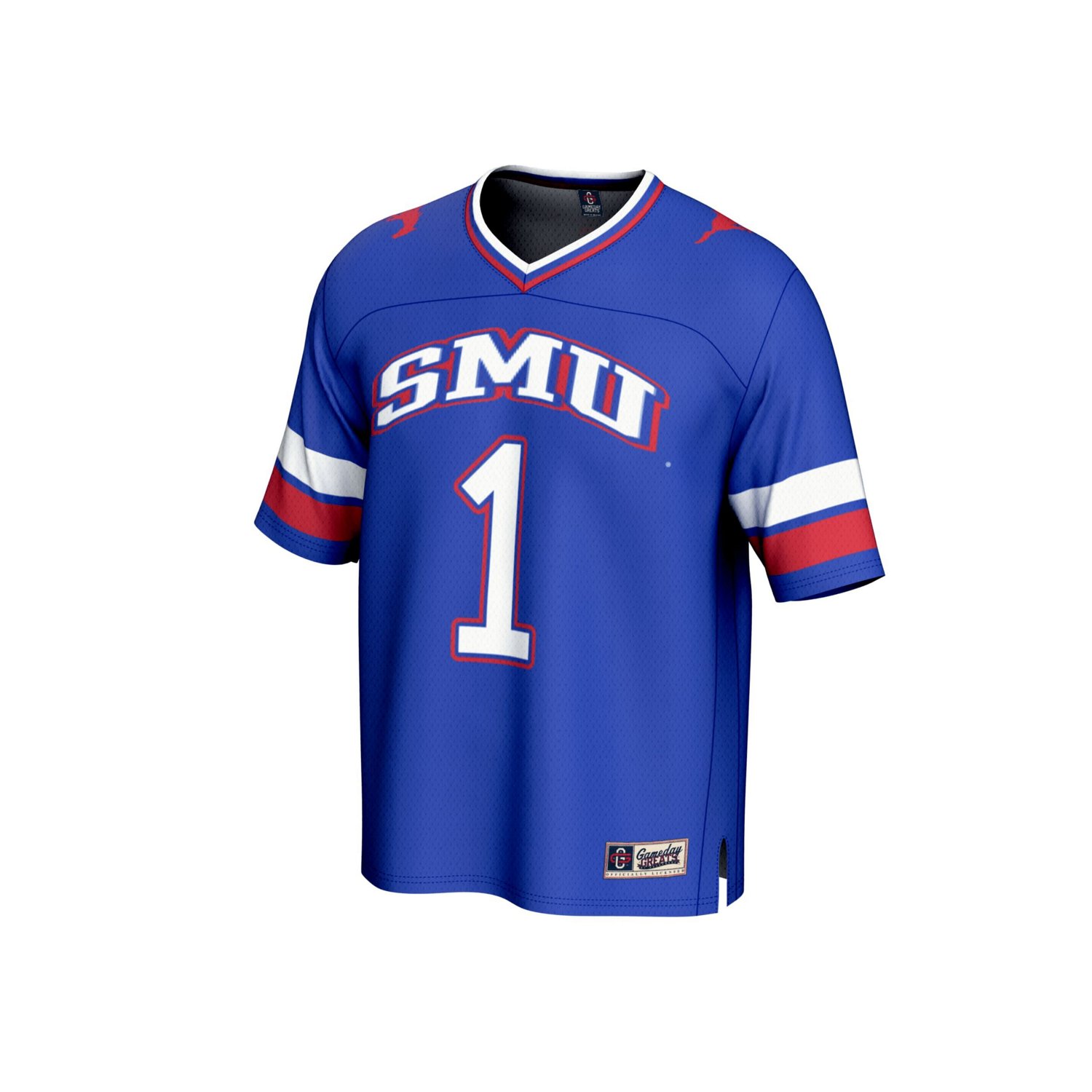 GameDay Greats 1 SMU Mustangs Collegiate Football Fashion Jersey - view number 2