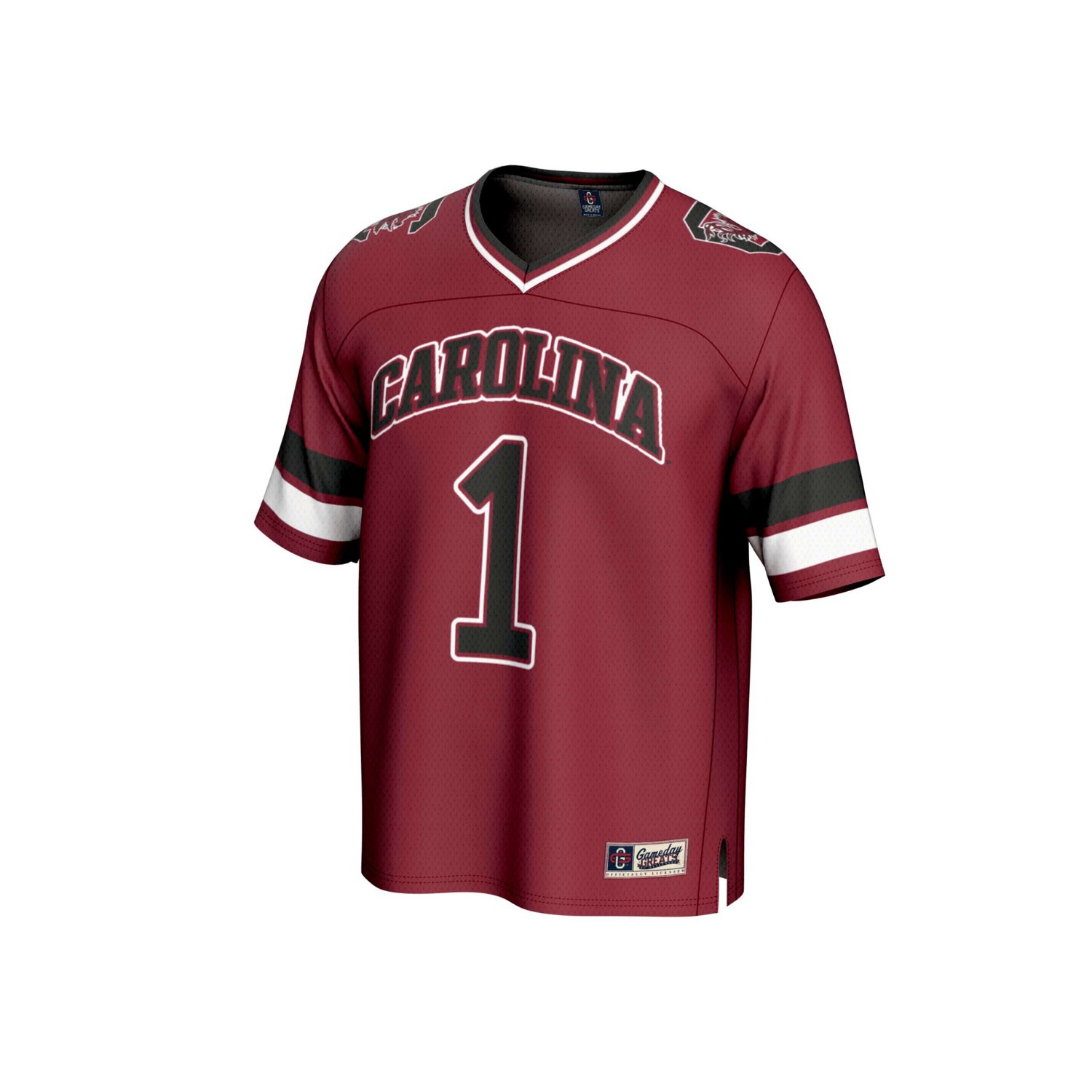 GameDay Greats 1 South Carolina Gamecocks Lightweight Collegiate Football Fashion Jersey - view number 2
