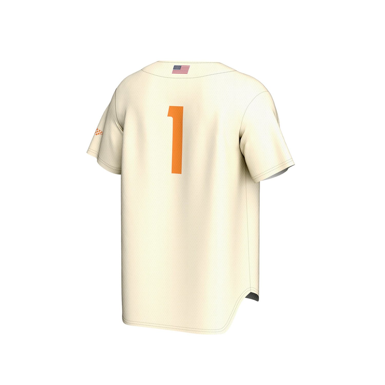 GameDay Greats 1 Tennessee Tennessee Volunteers Lightweight Baseball Fashion Jersey - view number 3