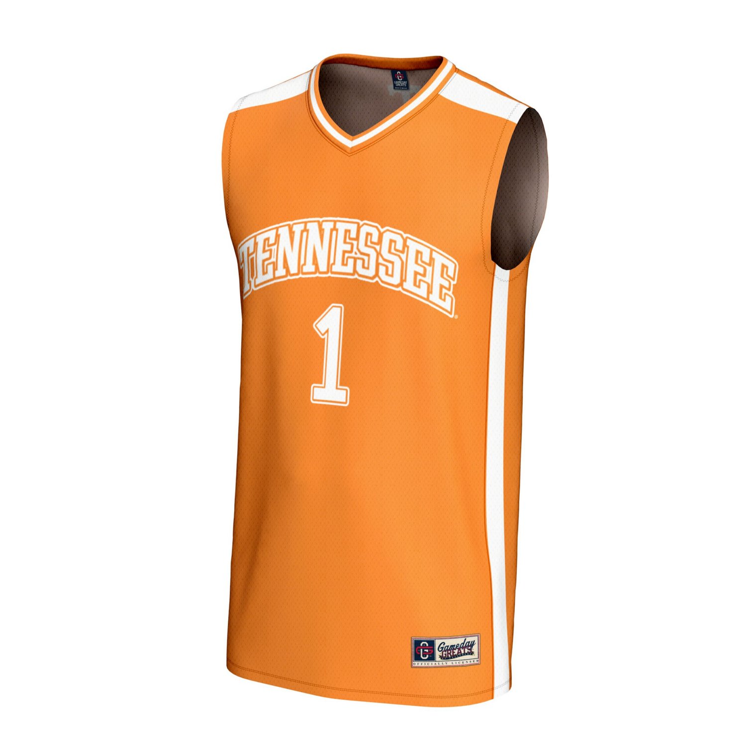 GameDay Greats 1 Tennessee Tennessee Volunteers Lightweight Collegiate Basketball Fashion Jersey - view number 2