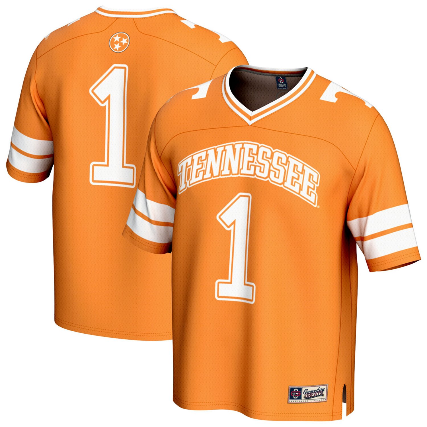 GameDay Greats 1 Tennessee Tennessee Volunteers Lightweight Collegiate Football Fashion Jersey