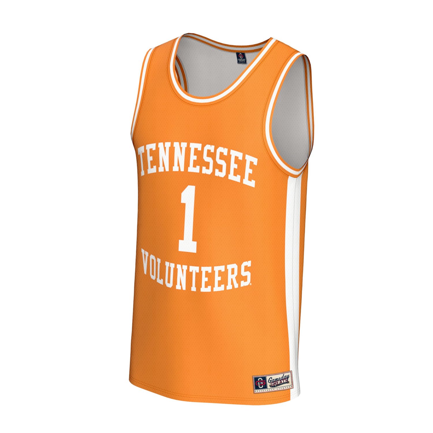 GameDay Greats 1 Tennessee Tennessee Volunteers Lightweight Men's Basketball Fashion Jersey - view number 2