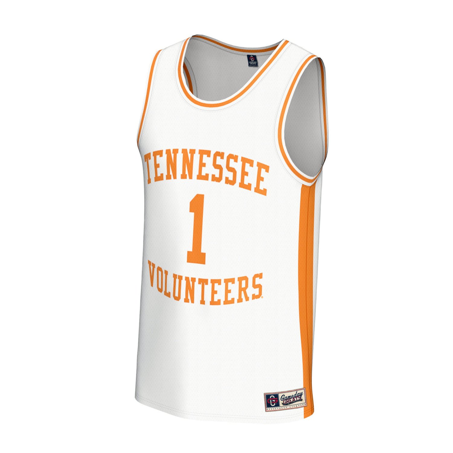 GameDay Greats 1 Tennessee Volunteers Lightweight Men's Basketball Fashion Jersey - view number 2