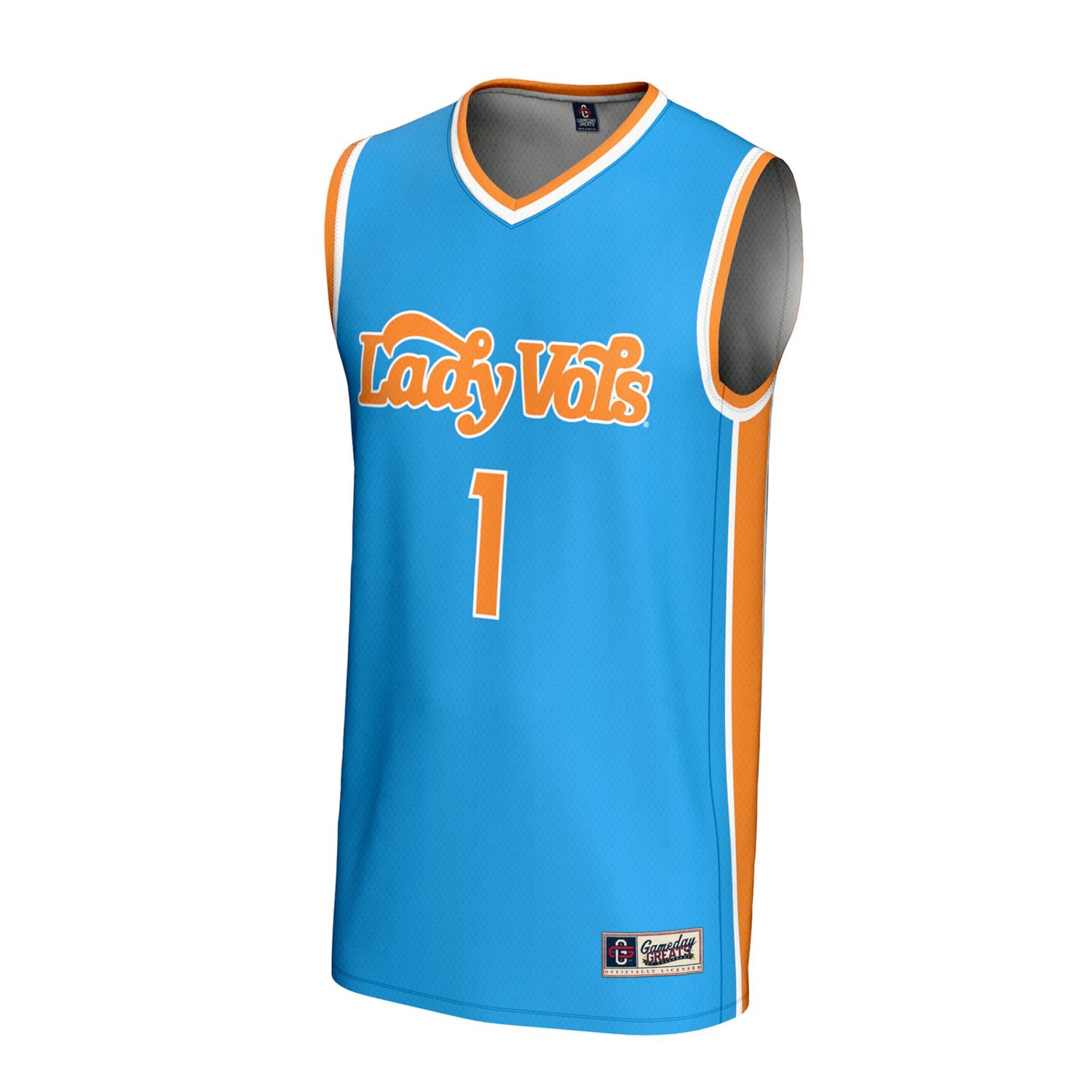 GameDay Greats 1 Tennessee Volunteers Lightweight Women's Basketball Fashion Jersey - view number 2