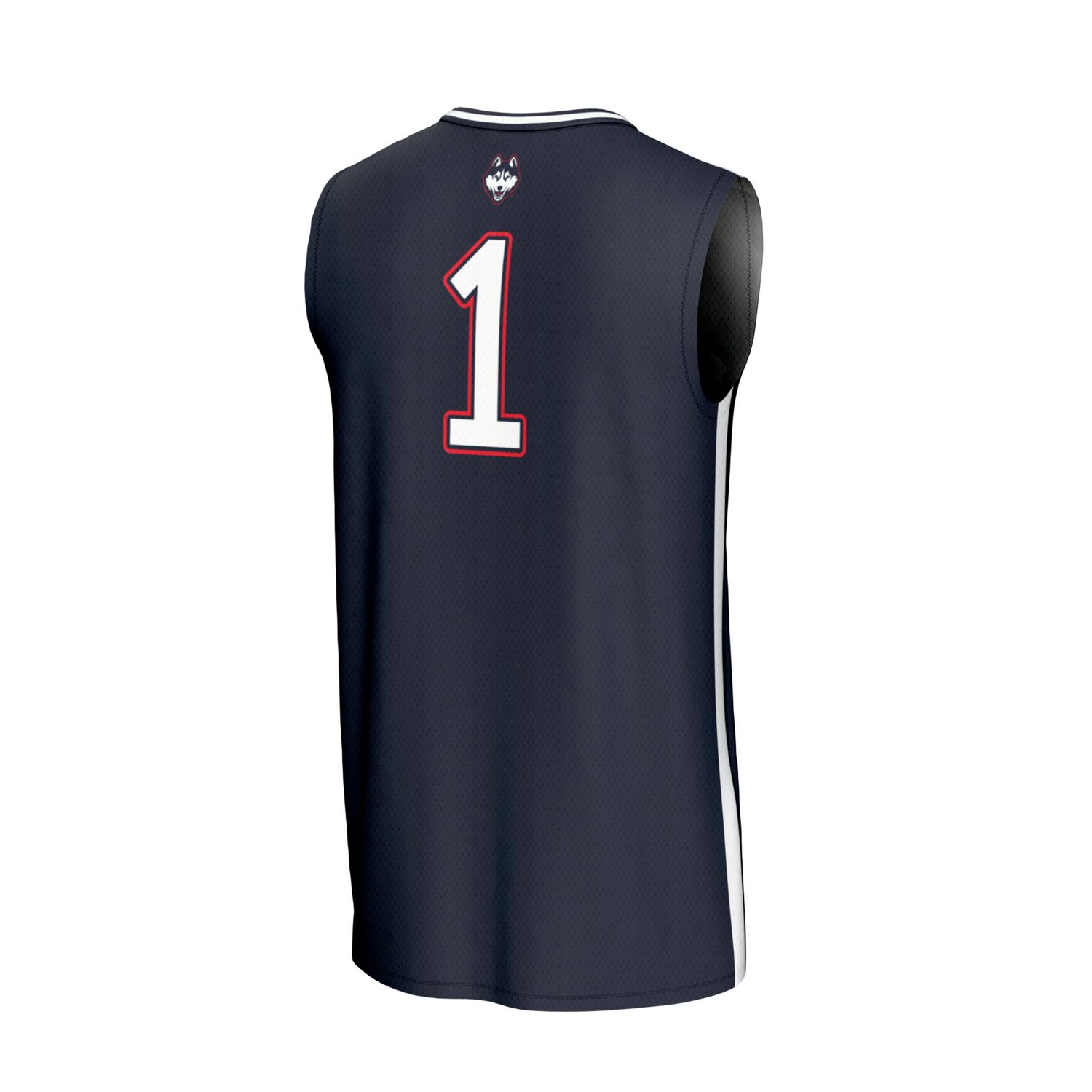GameDay Greats 1 UConn Huskies Lightweight Collegiate Basketball Fashion Jersey - view number 3
