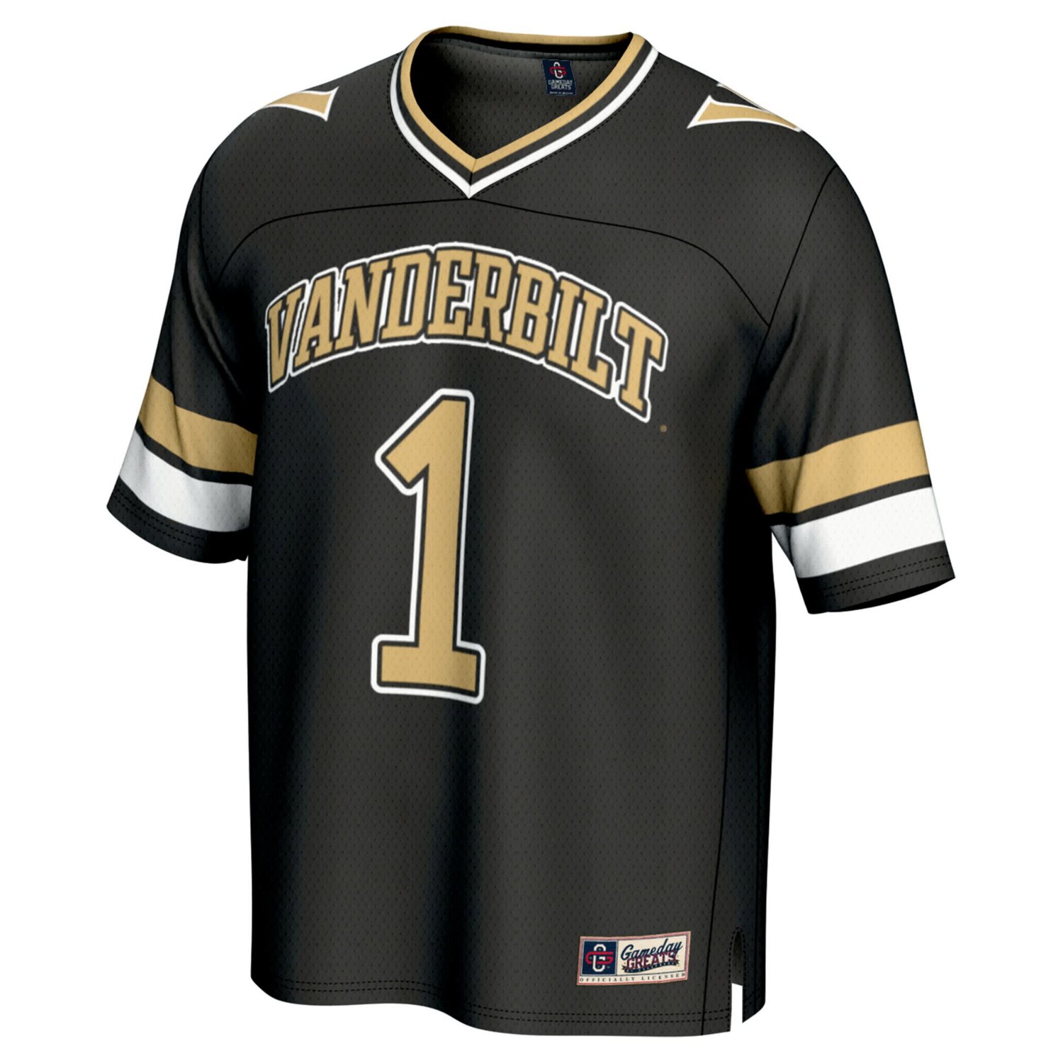 GameDay Greats 1 Vanderbilt Commodores Lightweight Collegiate Football Fashion Jersey - view number 2