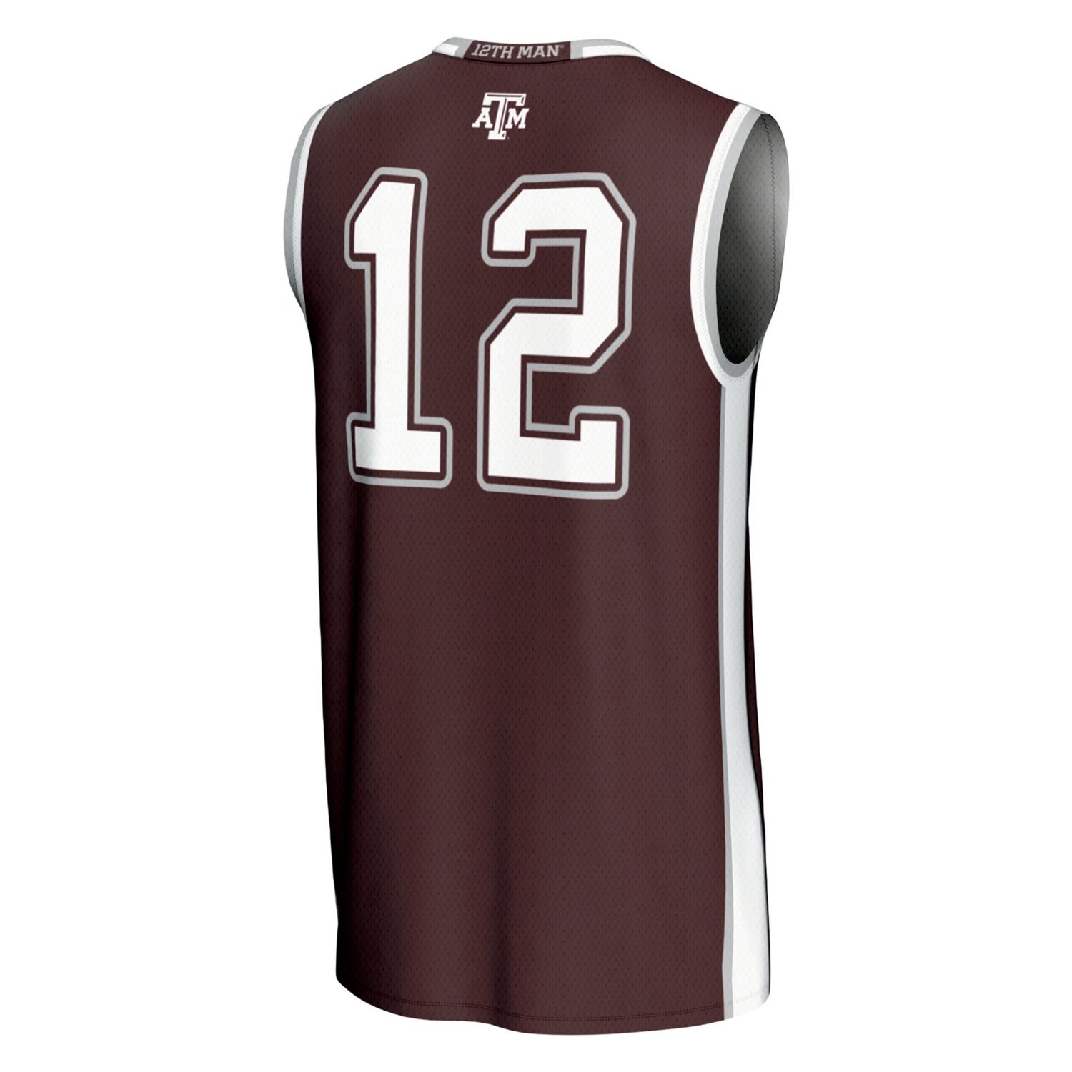 GameDay Greats 12 Texas AM Aggies Basketball Lightweight Fashion Jersey - view number 3