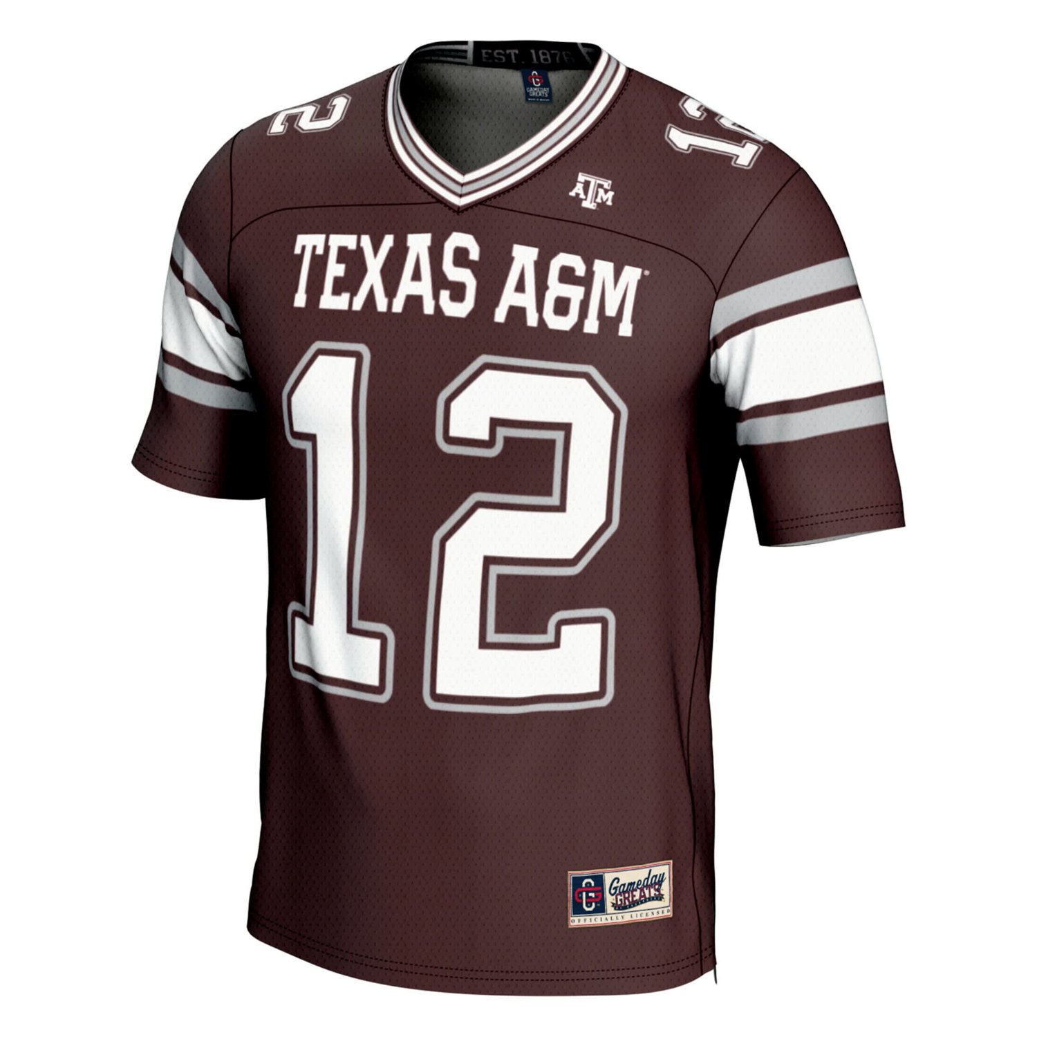 GameDay Greats 12 Texas AM Aggies Football Lightweight Fashion Jersey - view number 2