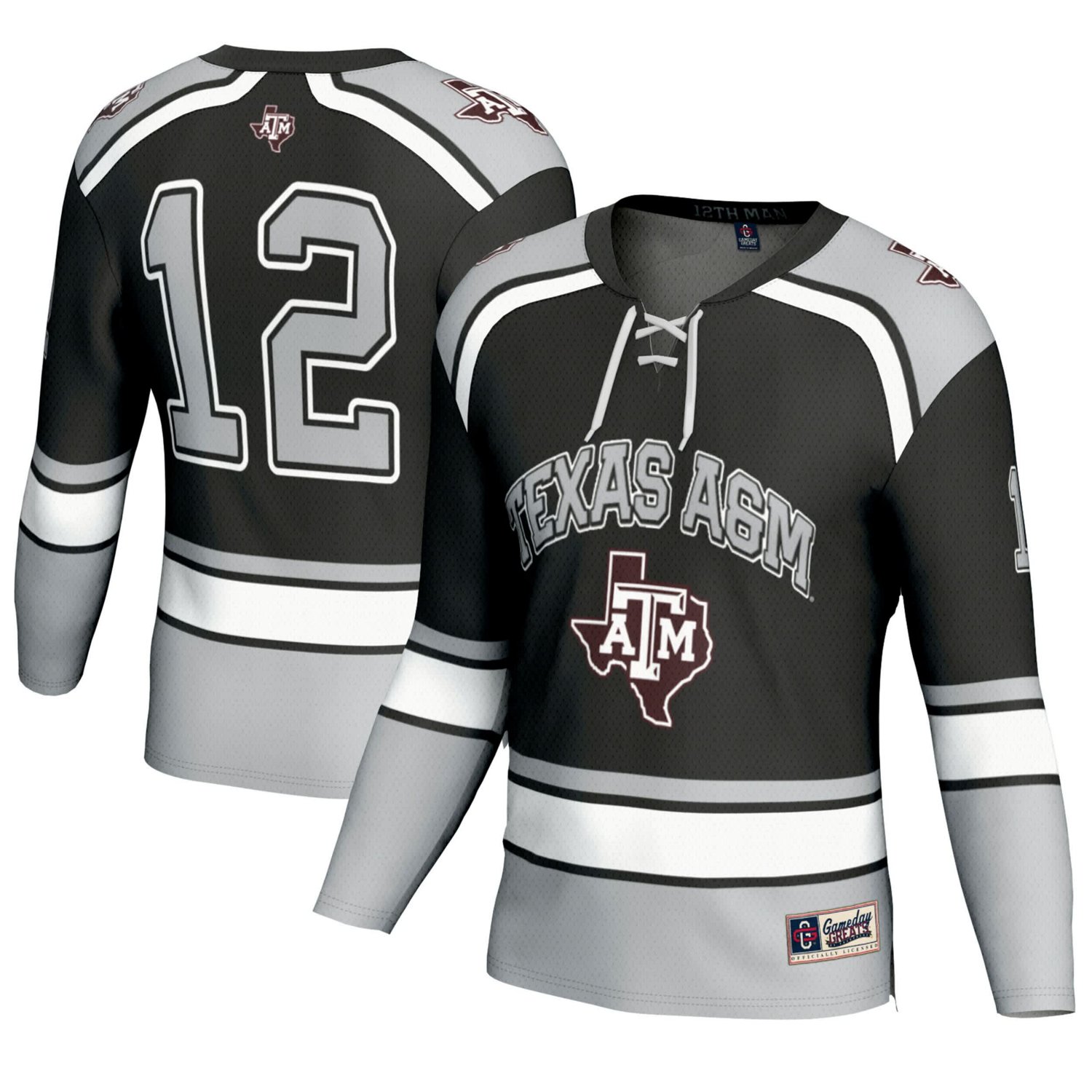 GameDay Greats 12 Texas AM Aggies Hockey Fashion Jersey