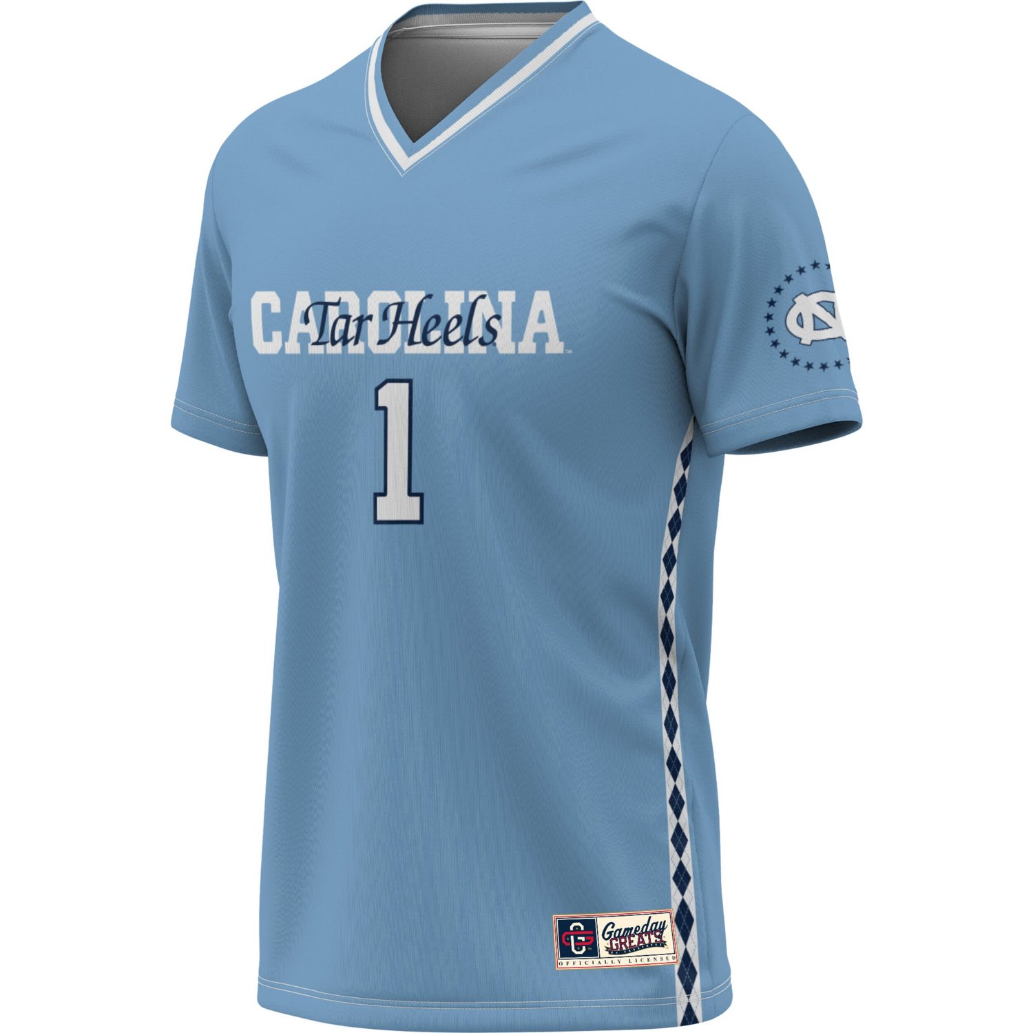 GameDay Greats Carolina North Carolina Tar Heels 2024 NCAA Women's Soccer National Champions Lightweight Fashion Jersey - view number 2