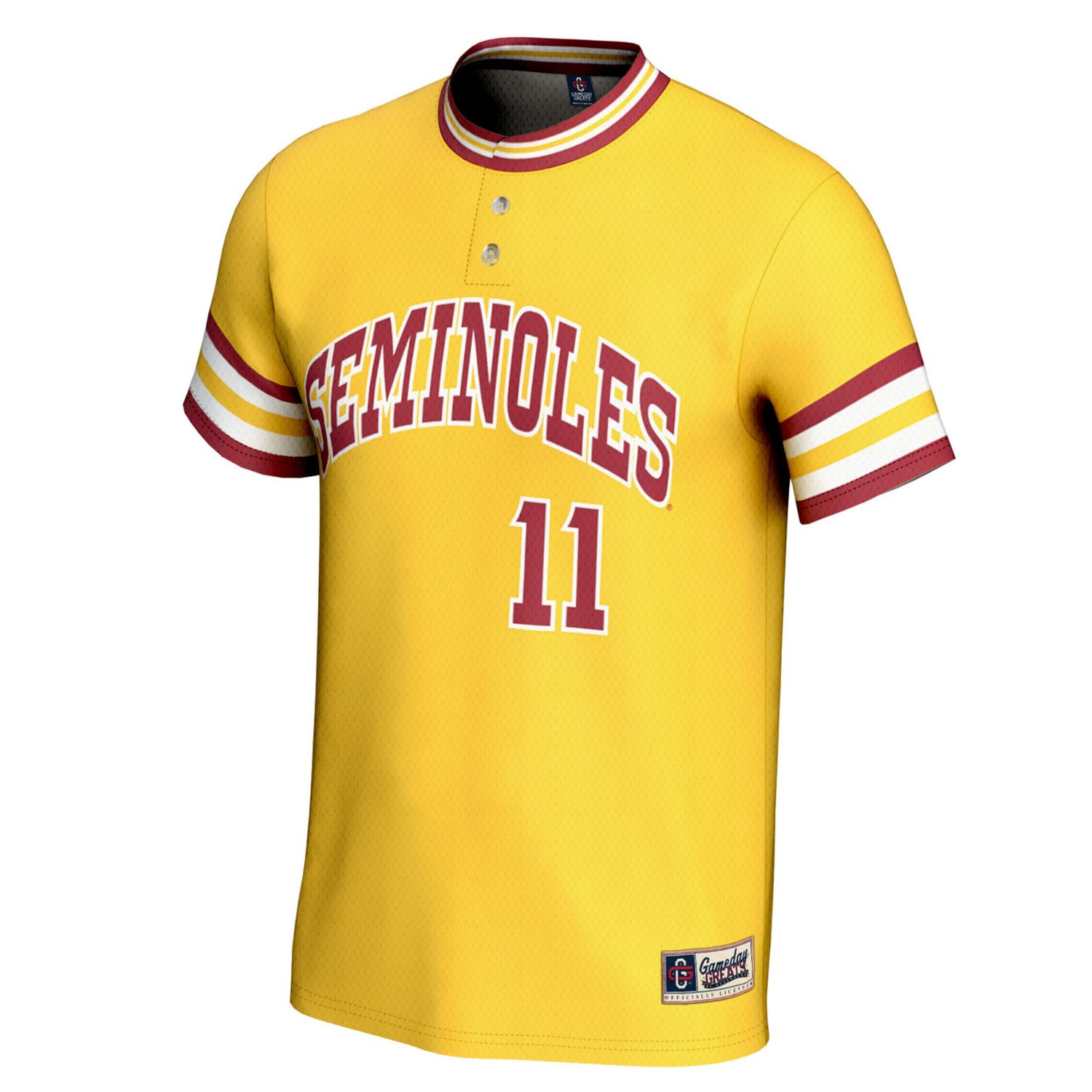 GameDay Greats Mike Martin Florida State Seminoles Lightweight Baseball Jersey - view number 2