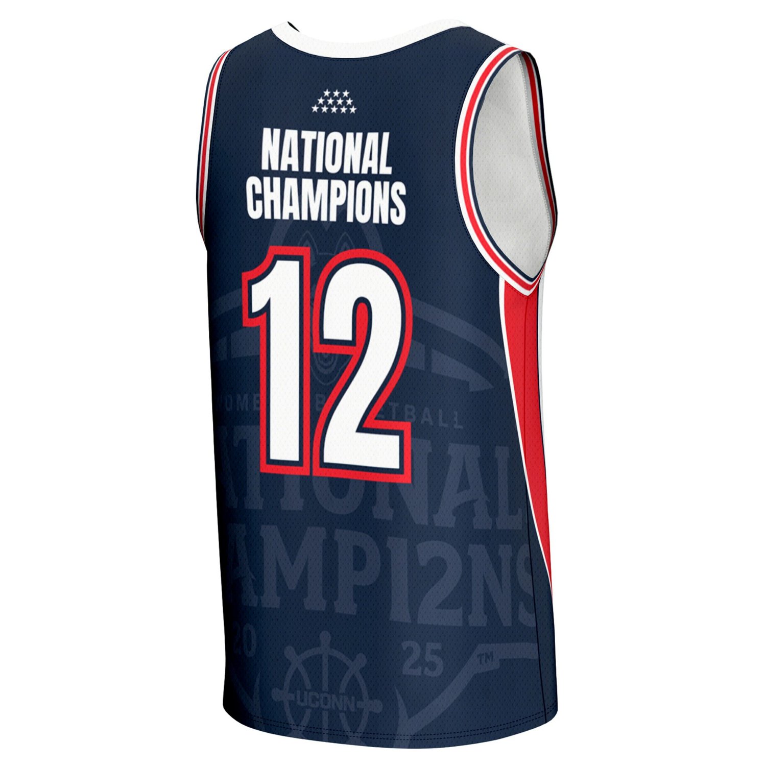 GameDay Greats UConn Huskies 2025 NCAA Women's Basketball National Champions Lightweight Fashion Jersey - view number 3