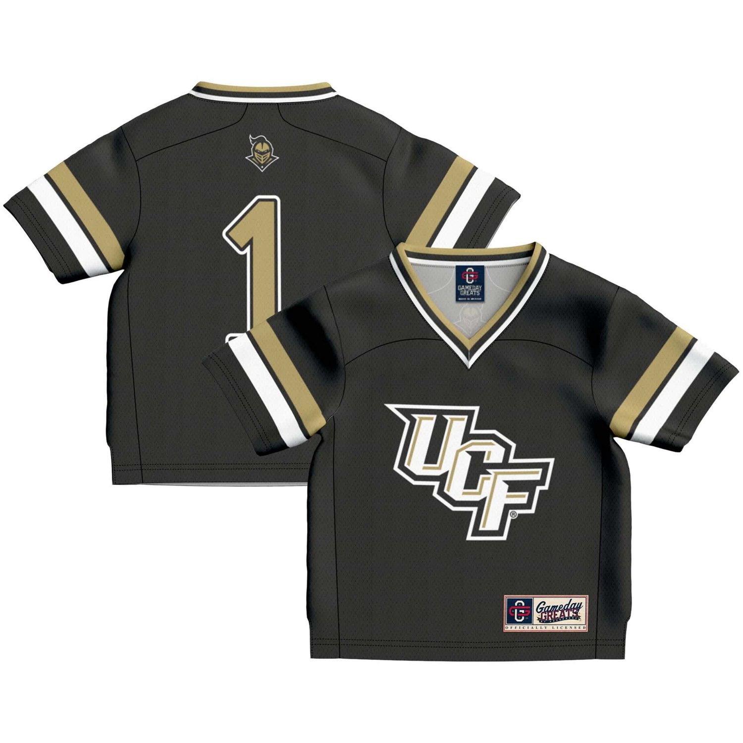 Infant GameDay Greats 1 UCF Knights Lightweight Collegiate Football Fashion Jersey