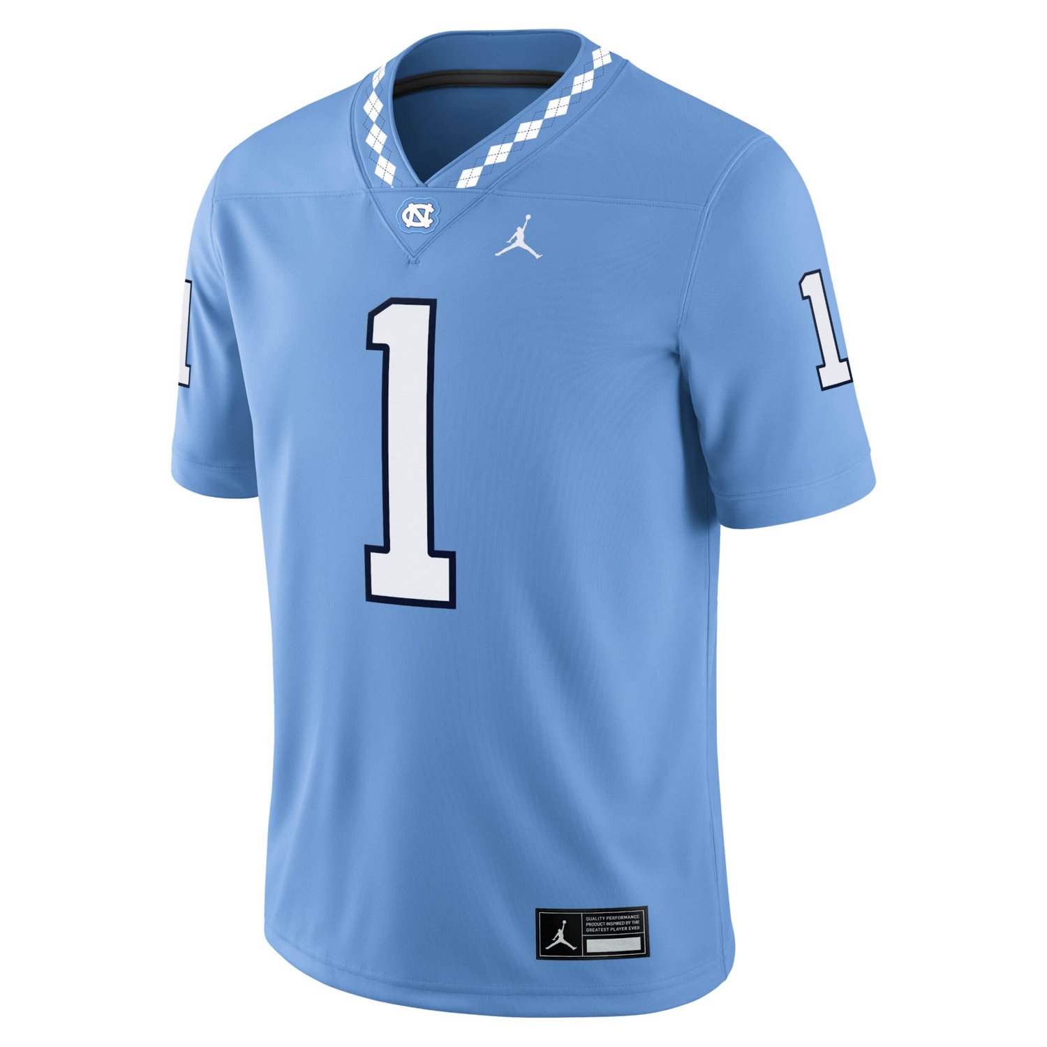 Jordan Brand 1 Carolina North Carolina Tar Heels Game Jersey - view number 2