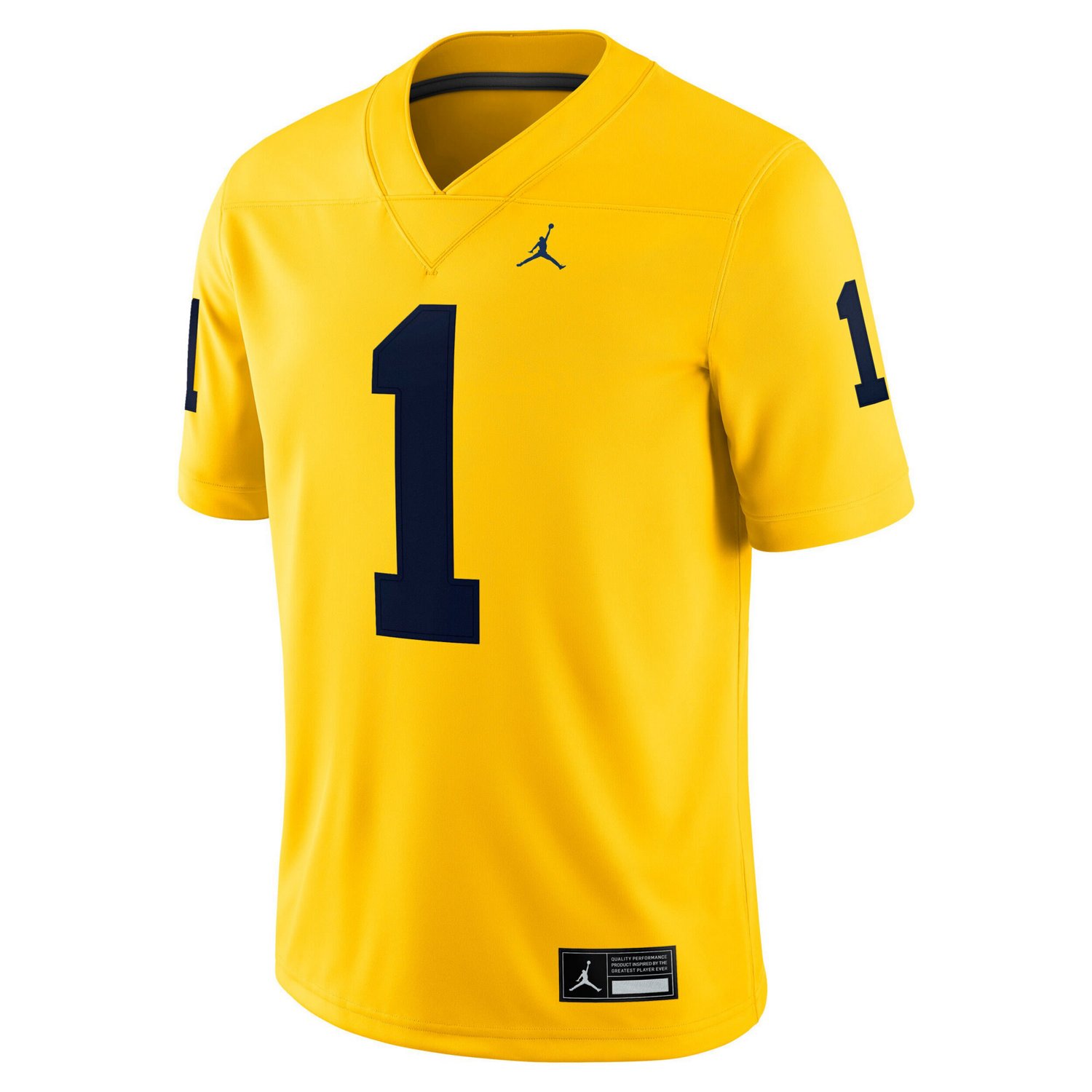 Jordan Brand 1 Michigan Wolverines Alternate Game Jersey - view number 2
