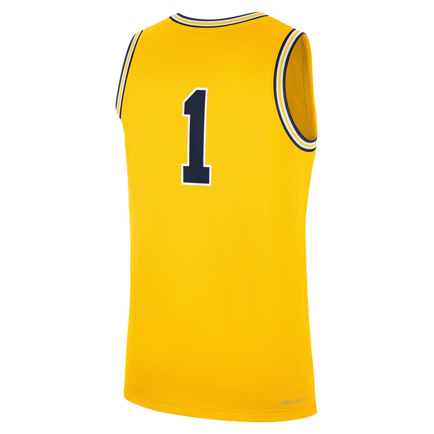 Jordan Brand 1 Michigan Wolverines Alternate Replica Jersey - view number 3