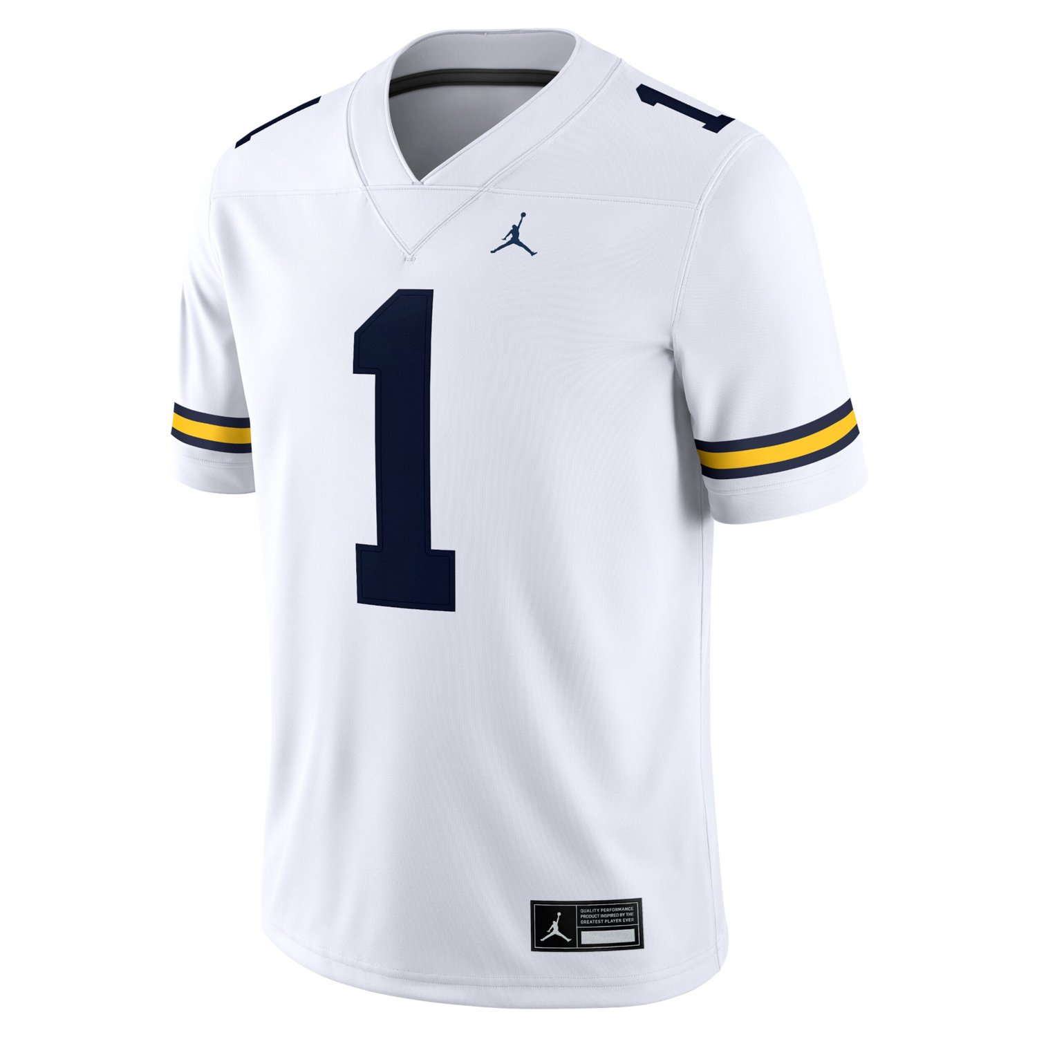 Jordan Brand 1 Michigan Wolverines Game Jersey - view number 2