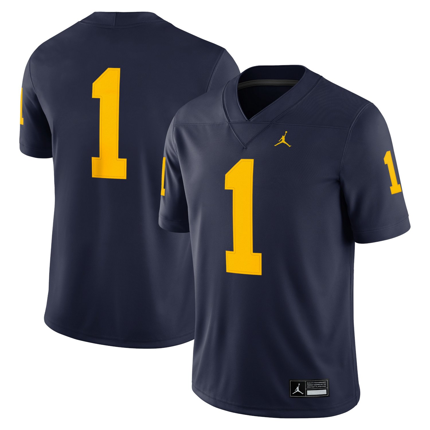 Jordan Brand 1 Michigan Wolverines Game Jersey