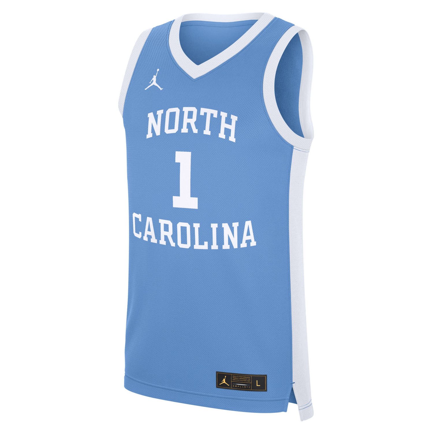 Jordan Brand 1 North Carolina Tar Heels Alternate Replica Jersey - view number 2