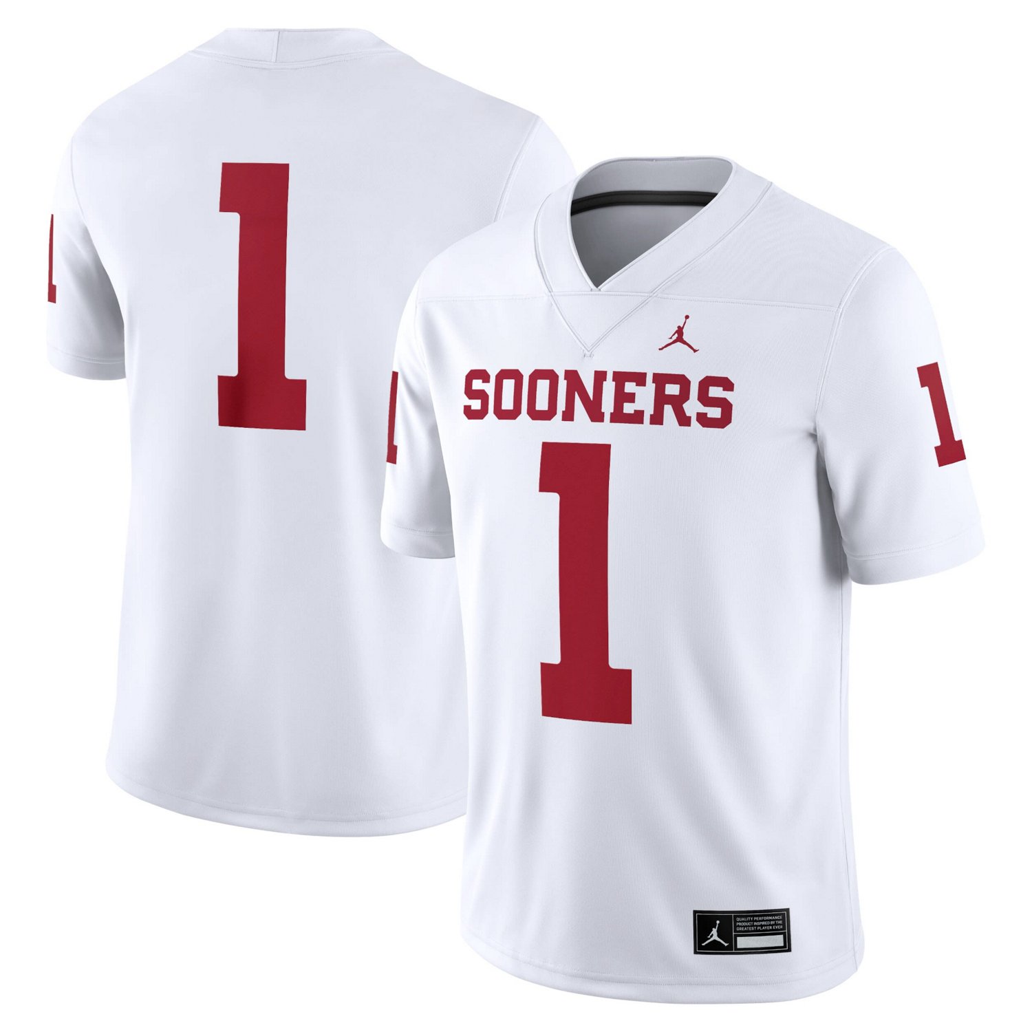 Jordan Brand 1 Oklahoma Sooners Game Jersey