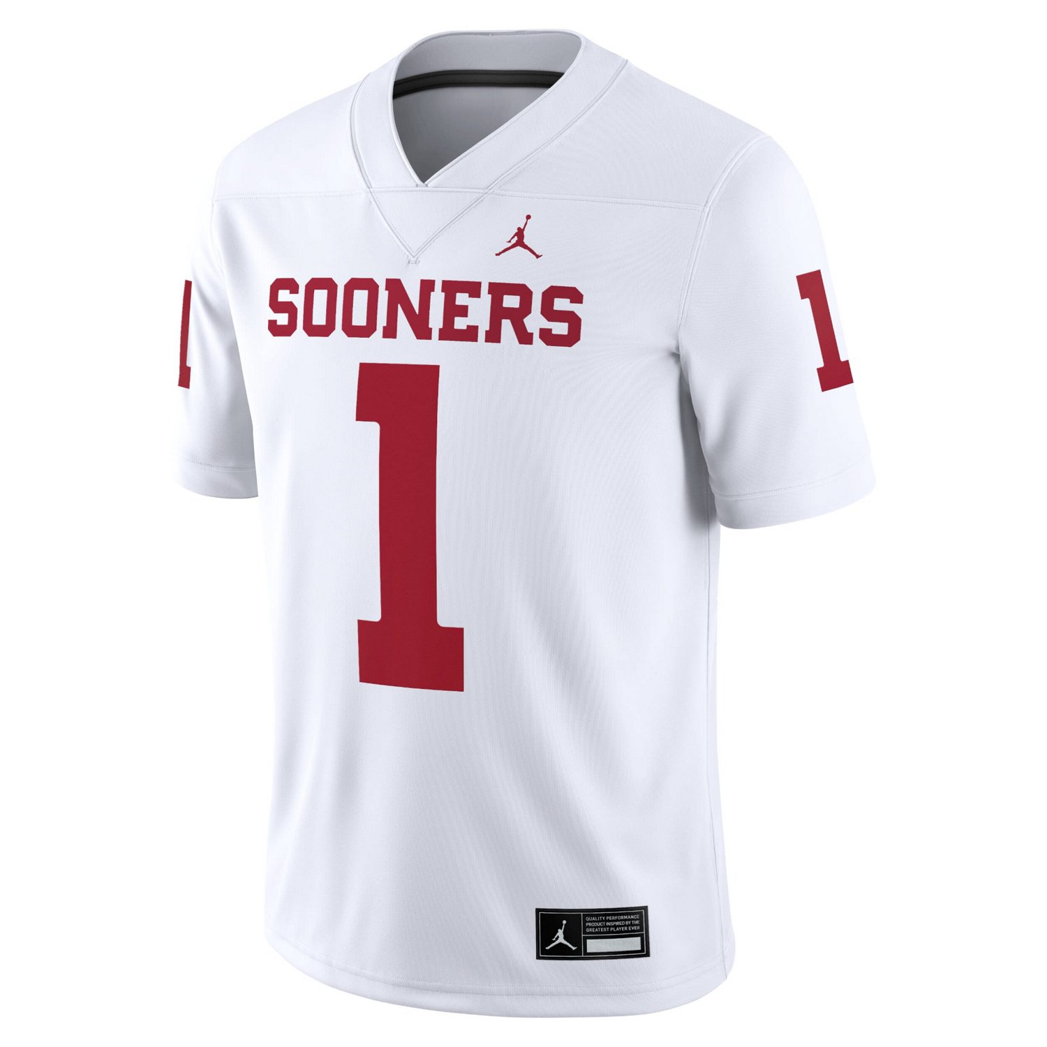 Jordan Brand 1 Oklahoma Sooners Game Jersey - view number 2