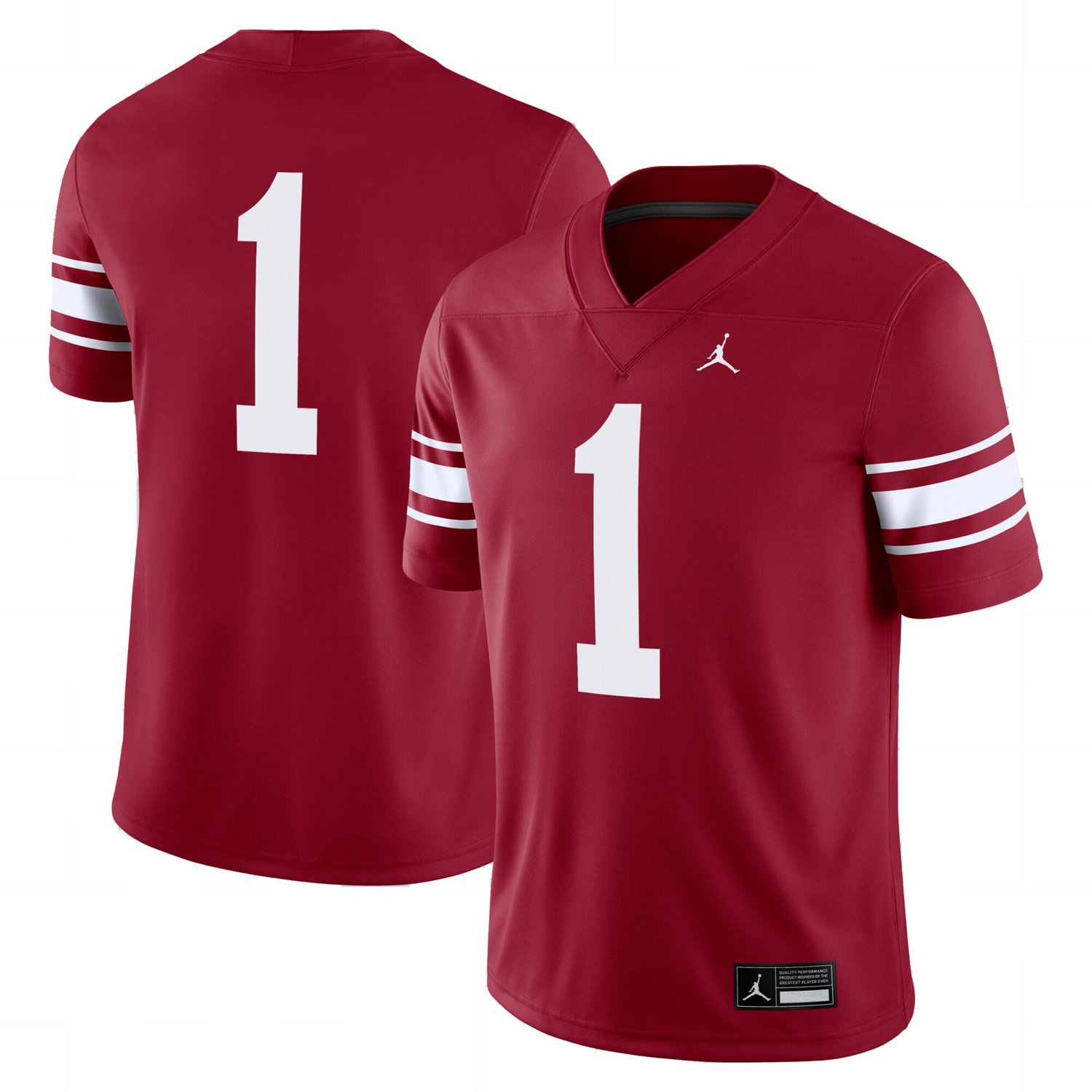 Jordan Brand 1 Oklahoma Sooners Throwback Alternate Game Jersey                                                                  - view number 1