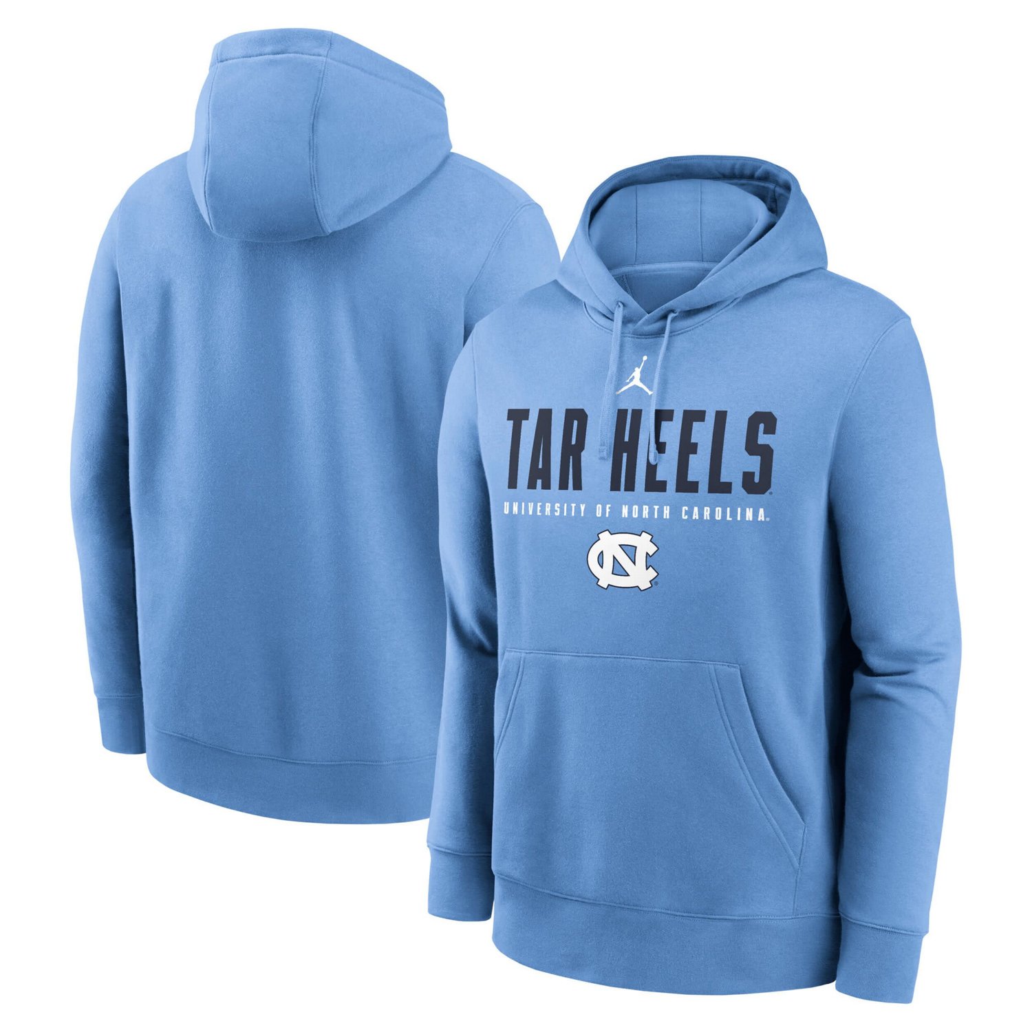 Jordan Brand Carolina North Tar Heels Primetime Dynamic Mascot Club Fleece Pullover Hoodie