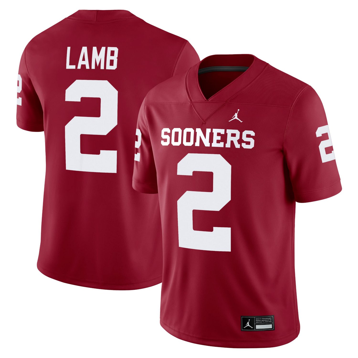 Jordan Brand CeeDee Lamb Oklahoma Sooners Alumni Player Game Jersey