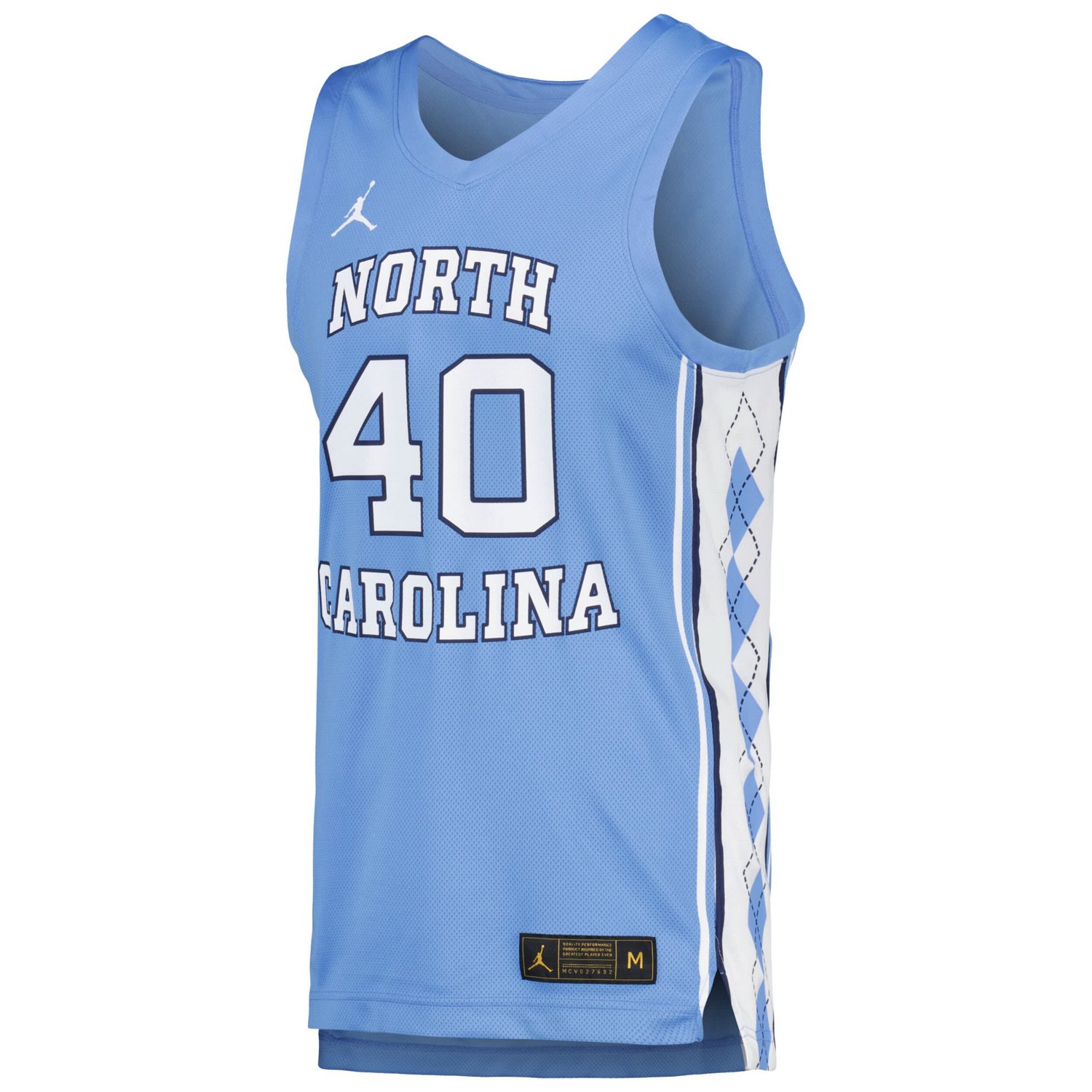 Jordan Brand Hubert Davis Carolina North Carolina Tar Heels Replica Basketball Player Jersey                                     - view number 2