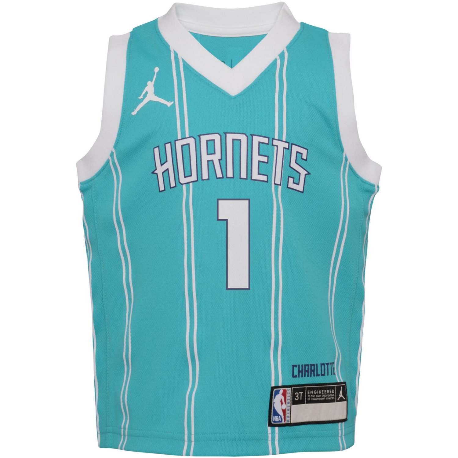 Jordan Brand LaMelo Ball Charlotte Hornets Swingman Player Jersey - Icon Edition                                                 - view number 2