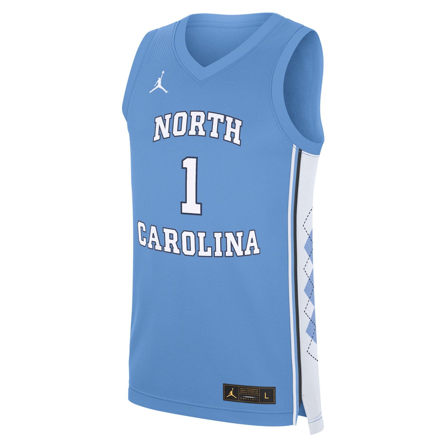 Jordan Brand North Carolina Tar Heels Home Replica Basketball Jersey - view number 2