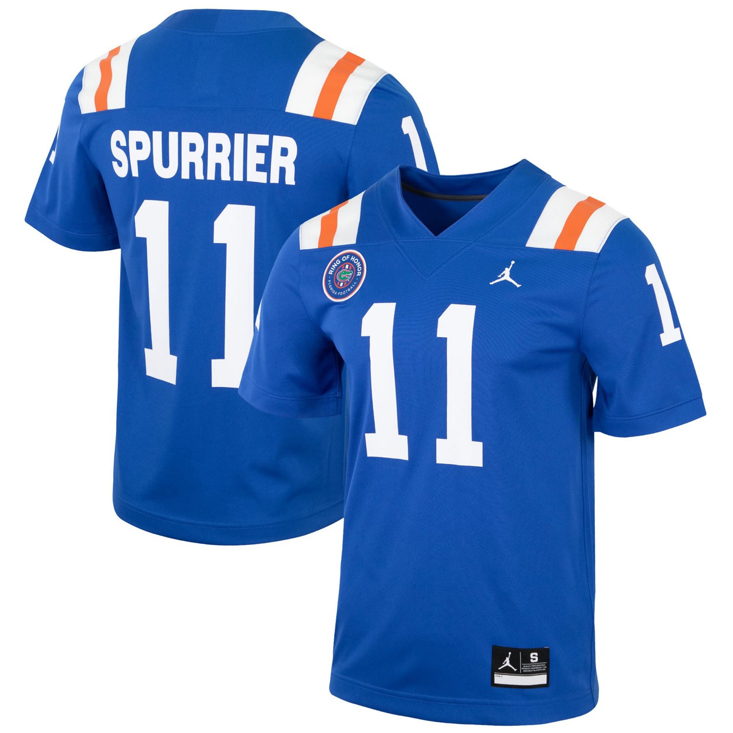 Jordan Brand Steve Spurrier Florida Gators Alternate Ring of Honor Replica Jersey - view number 1