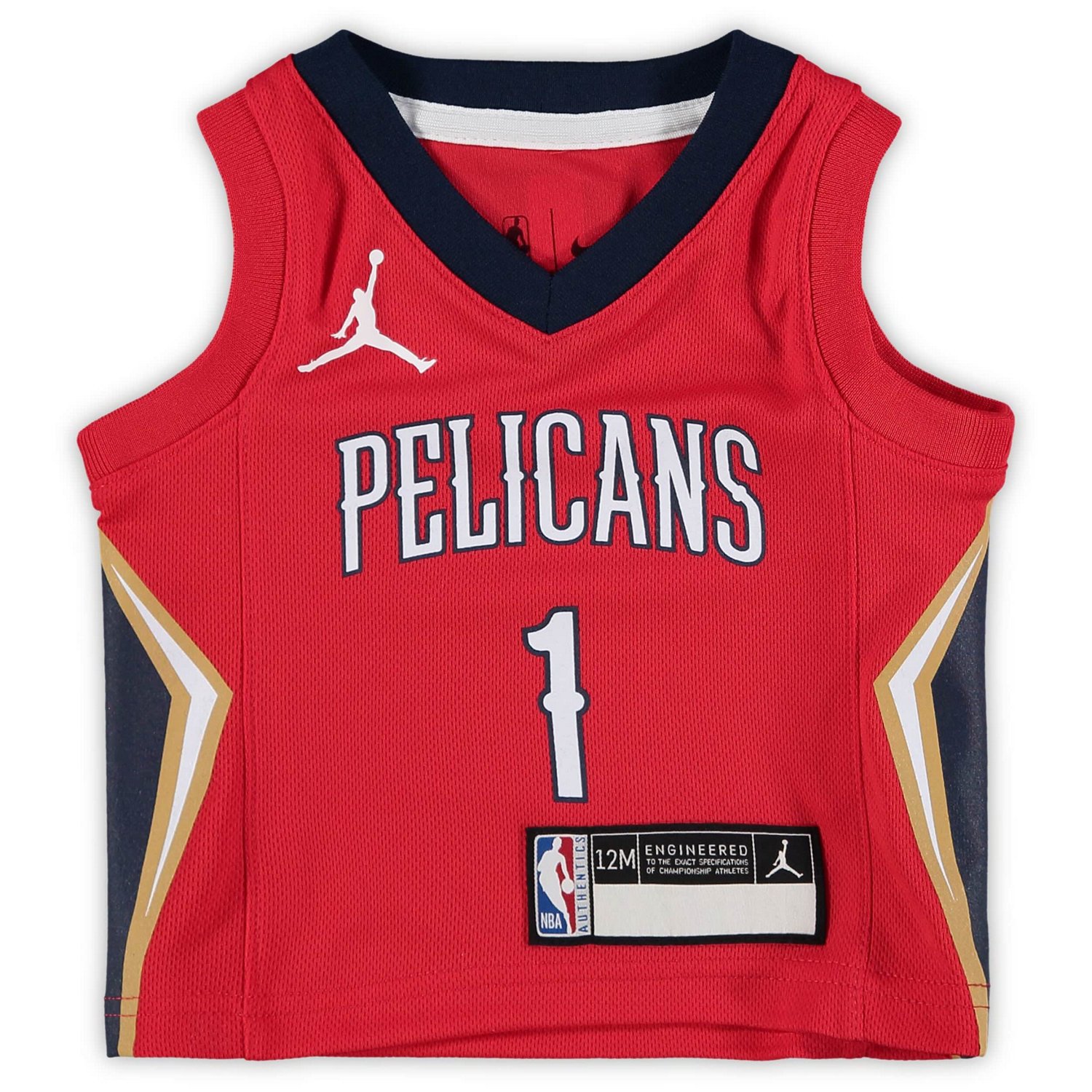 Jordan Brand Zion Williamson New Orleans Pelicans 2020/21 Jersey - Statement Edition                                             - view number 2