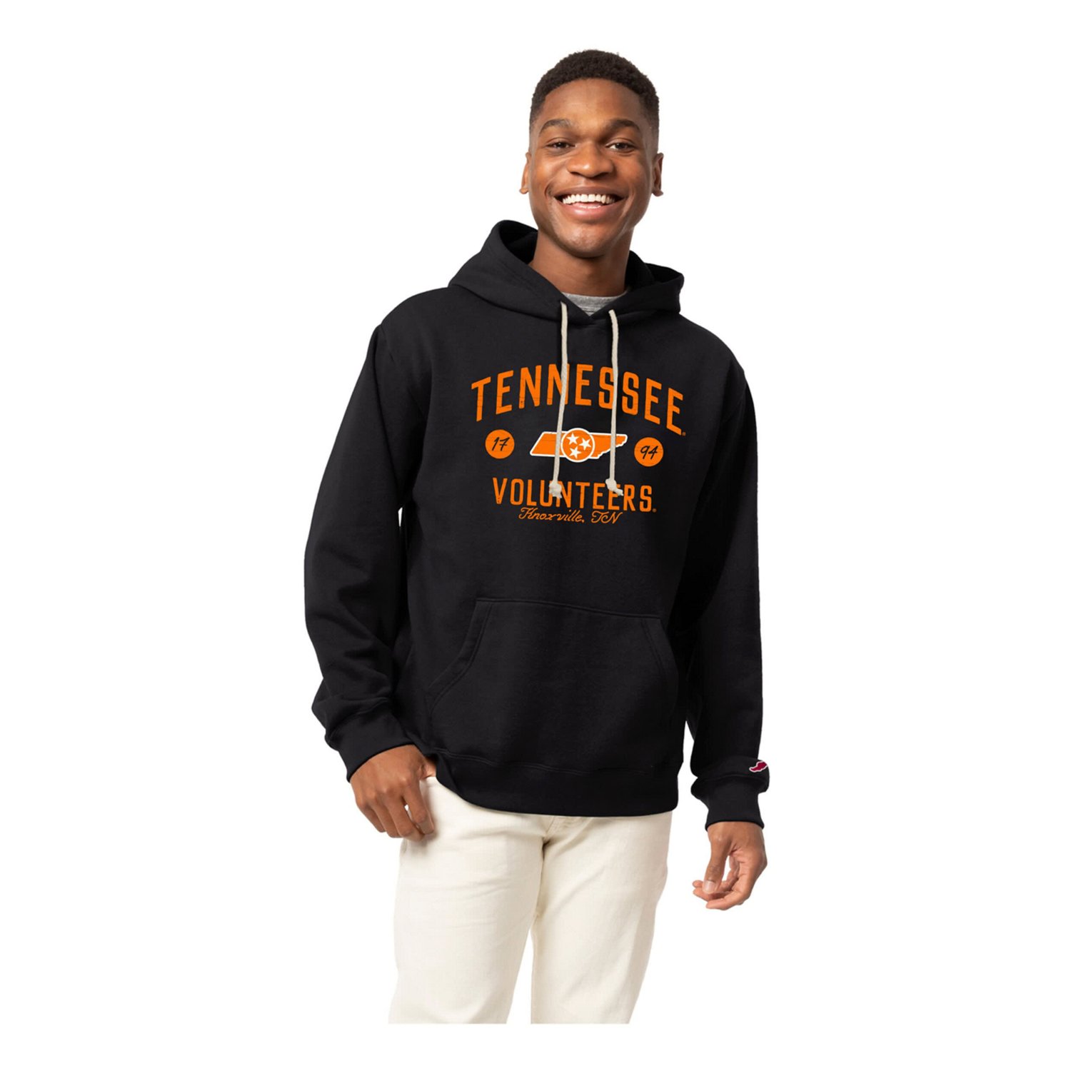 League Collegiate Wear Tennessee Volunteers Bendy Arch Essential Pullover Hoodie - view number 1
