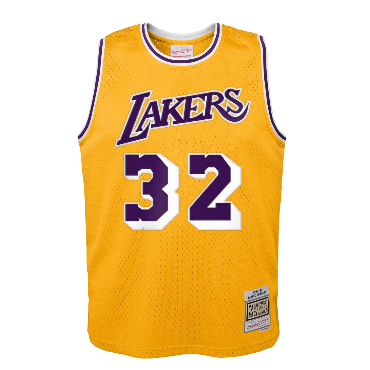Magic Johnson Los Angeles Lakers 1984 85 Swingman Jersey