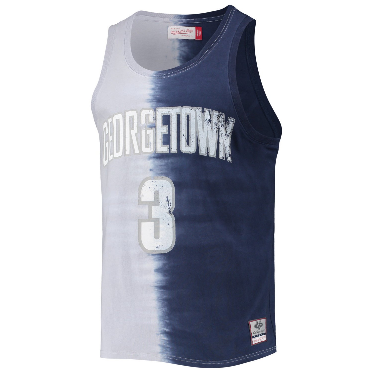 Mitchell  Ness Allen Iverson / Georgetown Hoyas Name  Number Tie-Dye Tank Top                                                    - view number 2