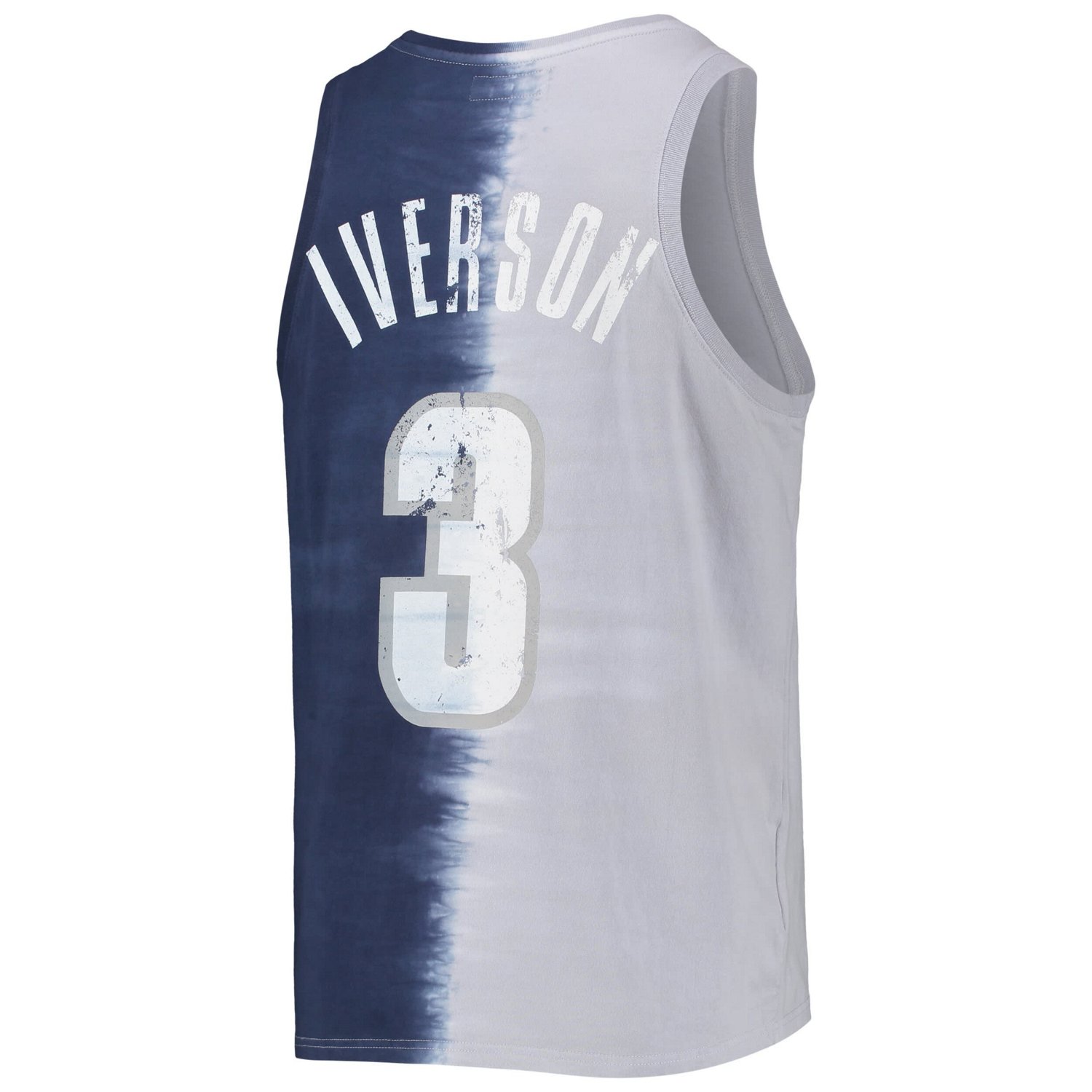 Mitchell  Ness Allen Iverson / Georgetown Hoyas Name  Number Tie-Dye Tank Top                                                    - view number 3