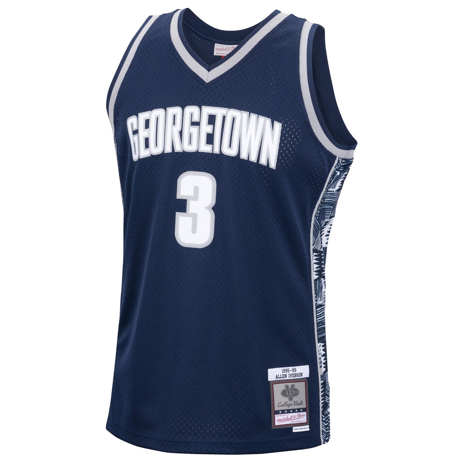 Mitchell  Ness Allen Iverson Georgetown Hoyas 1995/96 Swingman Replica Jersey                                                    - view number 2