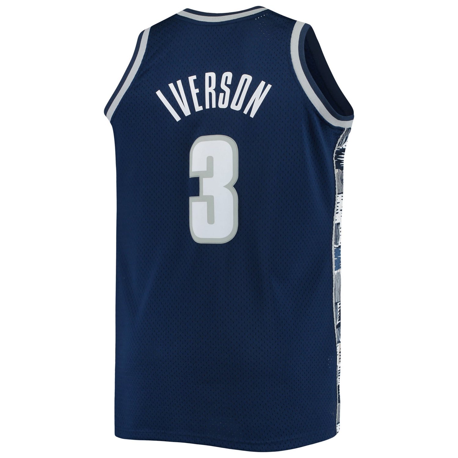 Mitchell  Ness Allen Iverson Georgetown Hoyas Big  Tall 1995/96 Replica Player Jersey - view number 3