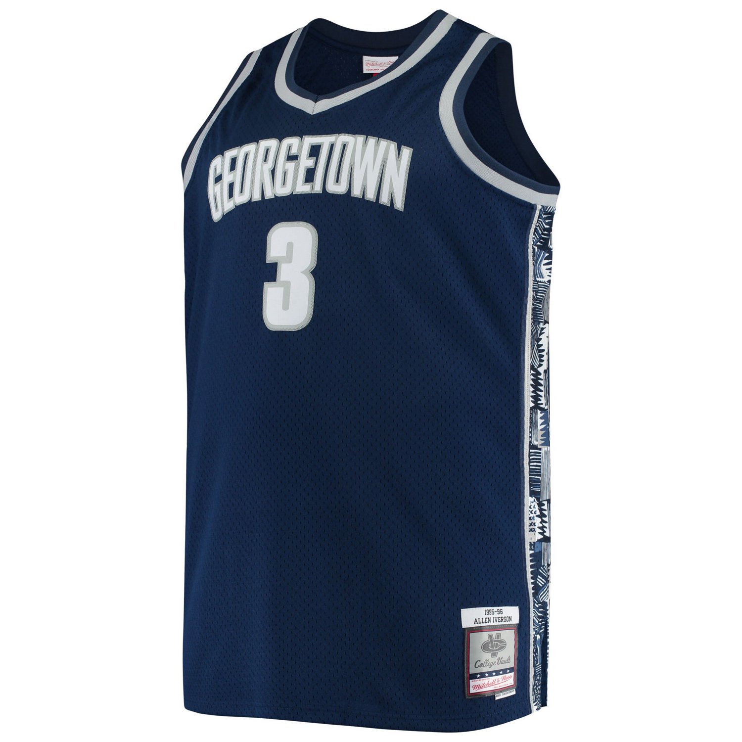 Mitchell  Ness Allen Iverson Georgetown Hoyas Big  Tall 1995/96 Replica Player Jersey - view number 2